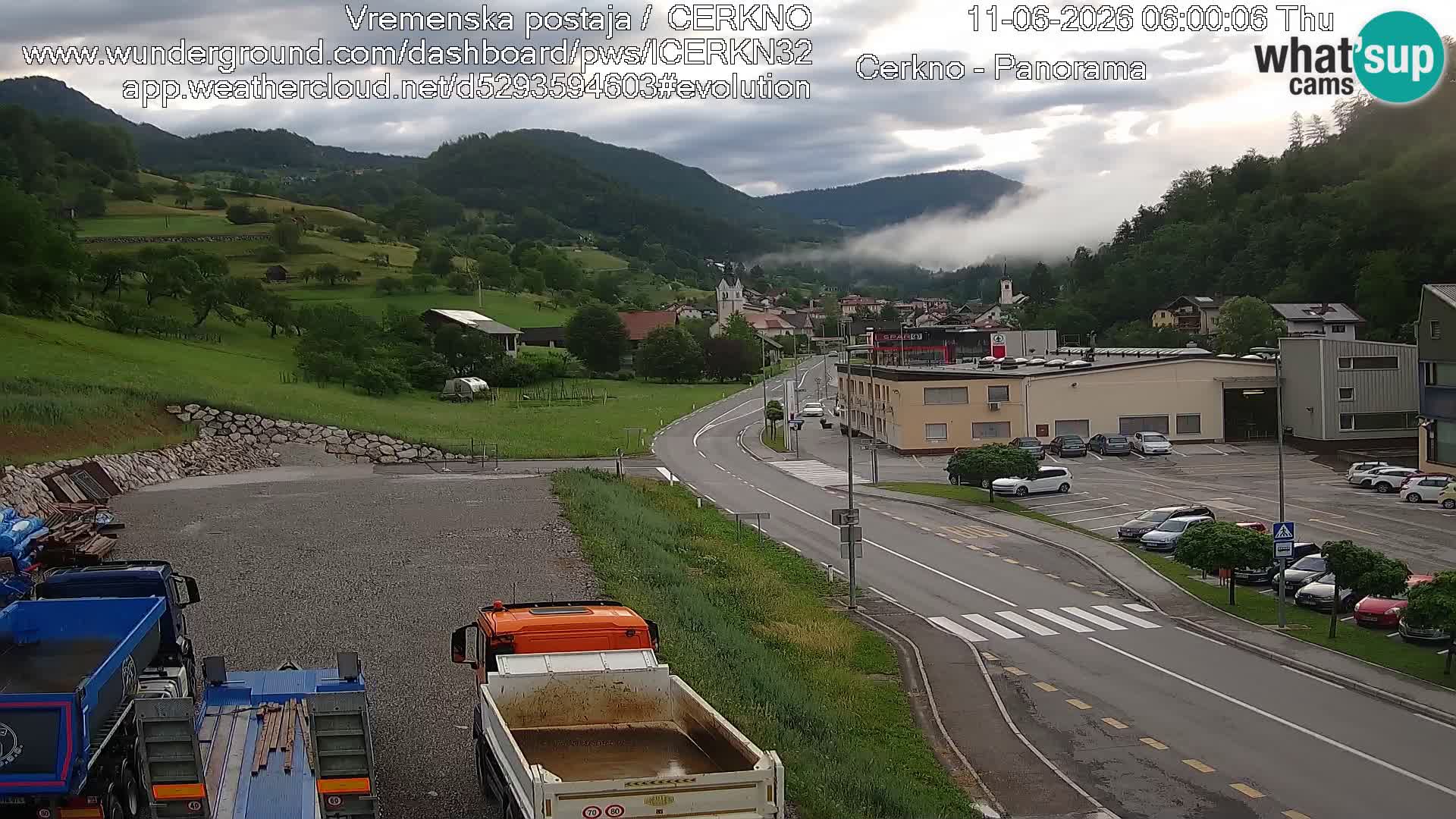 Cerkno Stadteingang Live-Webcam