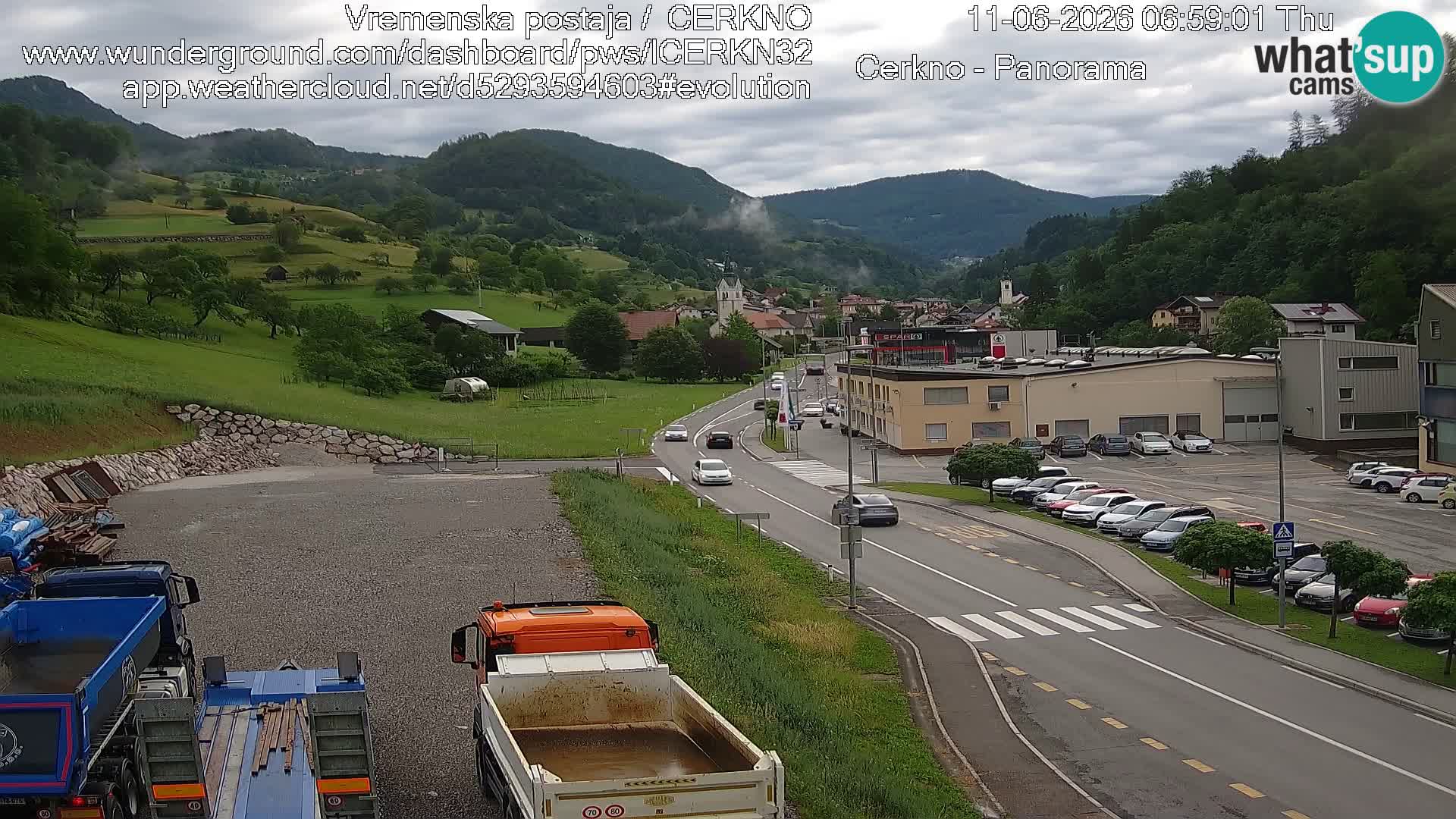 Cerkno Stadteingang Live-Webcam