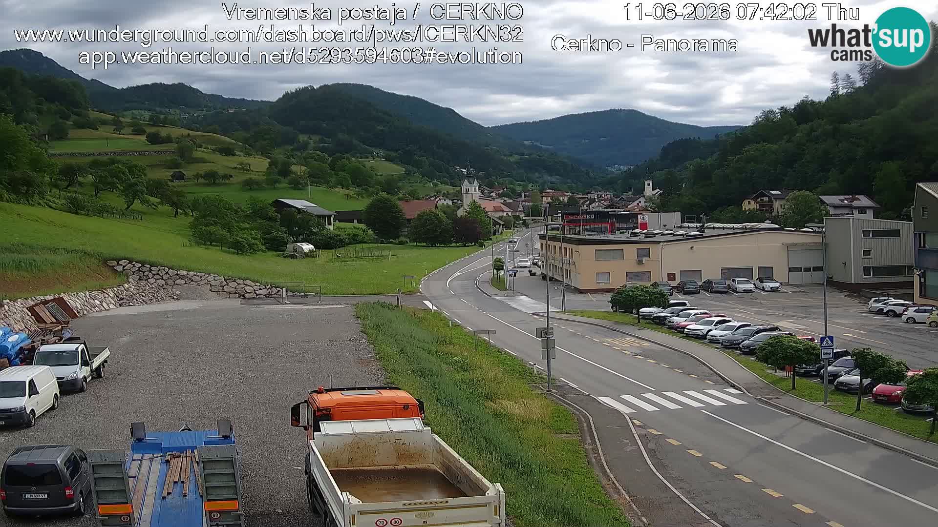 Webcam Ingresso Città di Cerkno