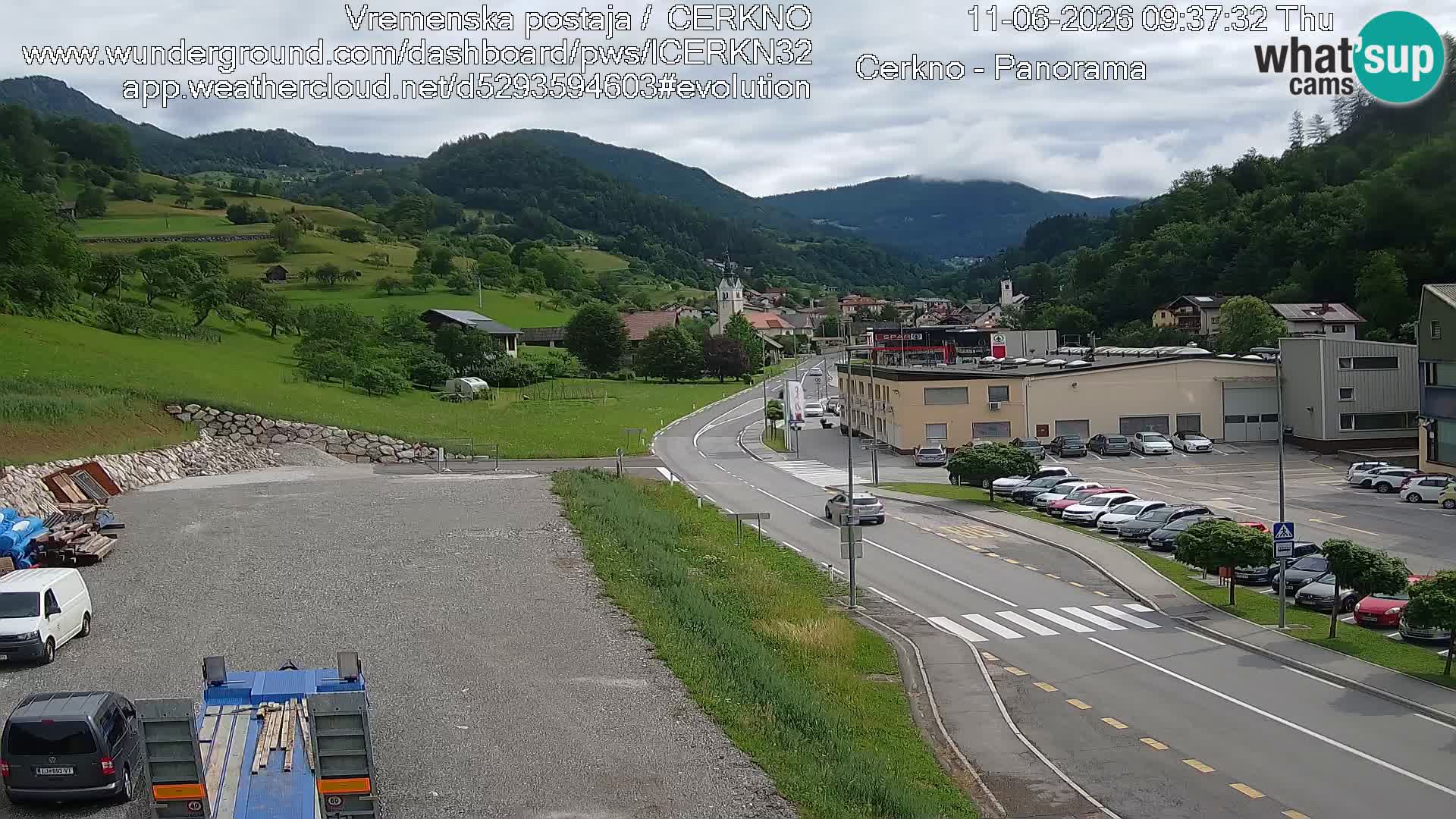 Cerkno Stadteingang Live-Webcam