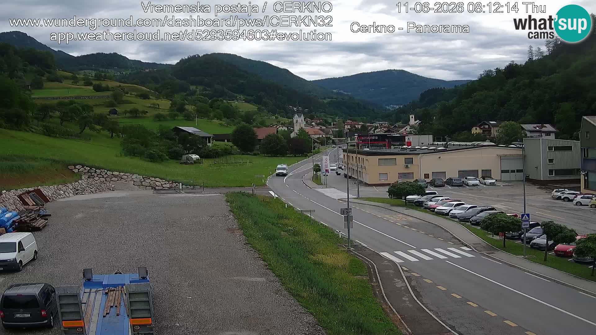Webcam Ingresso Città di Cerkno