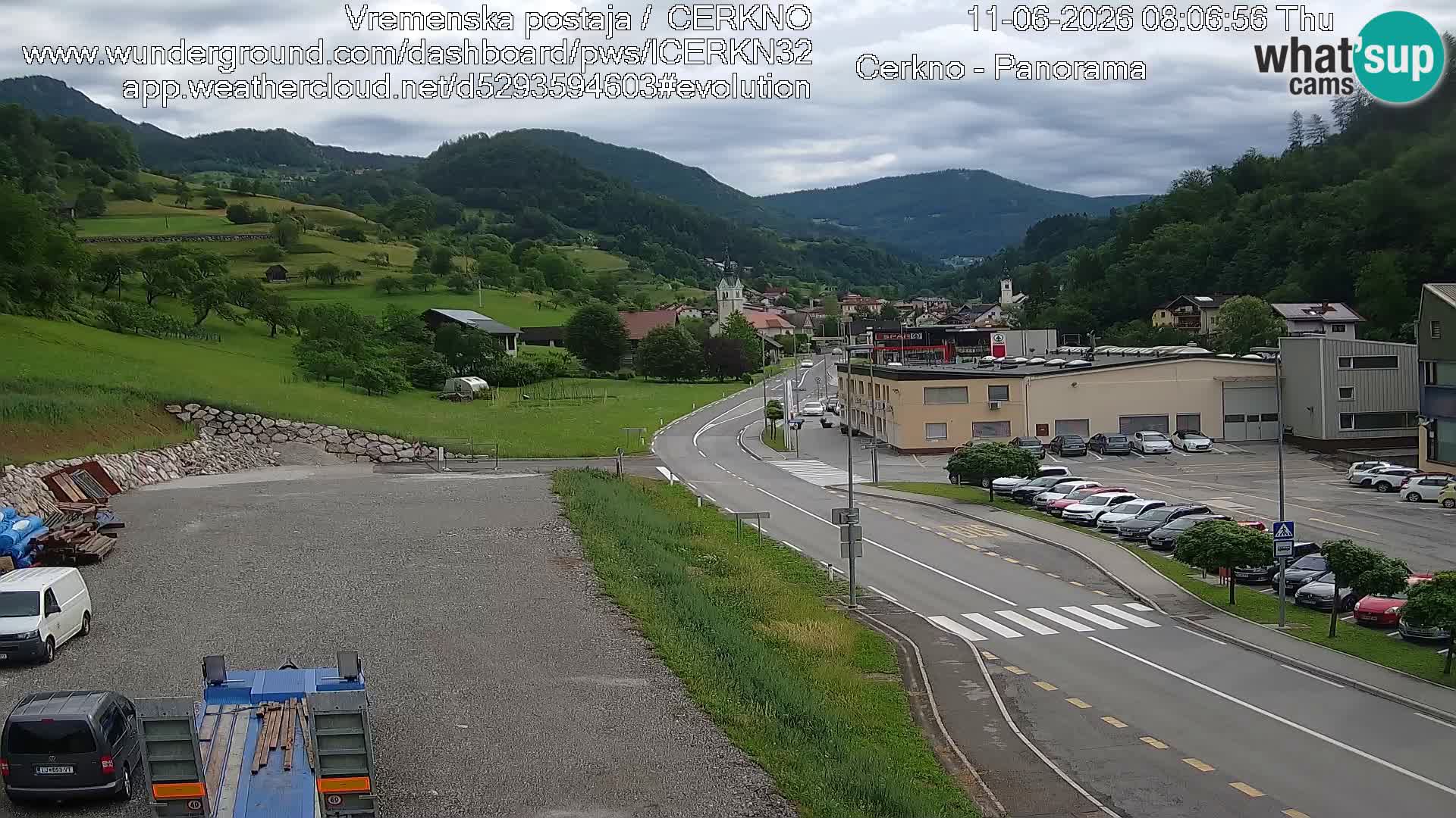 Cerkno Stadteingang Live-Webcam