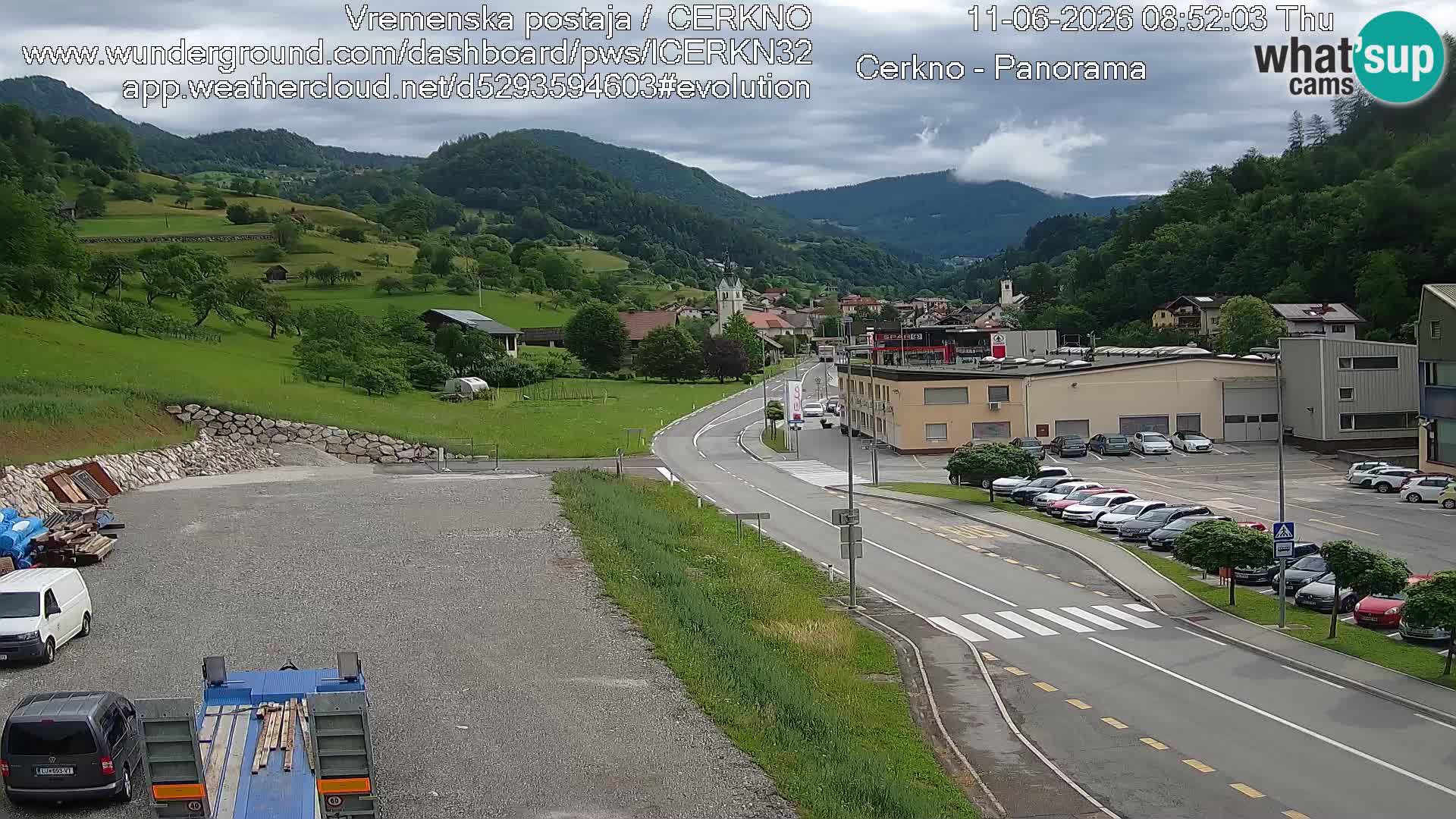 Webcam Ingresso Città di Cerkno