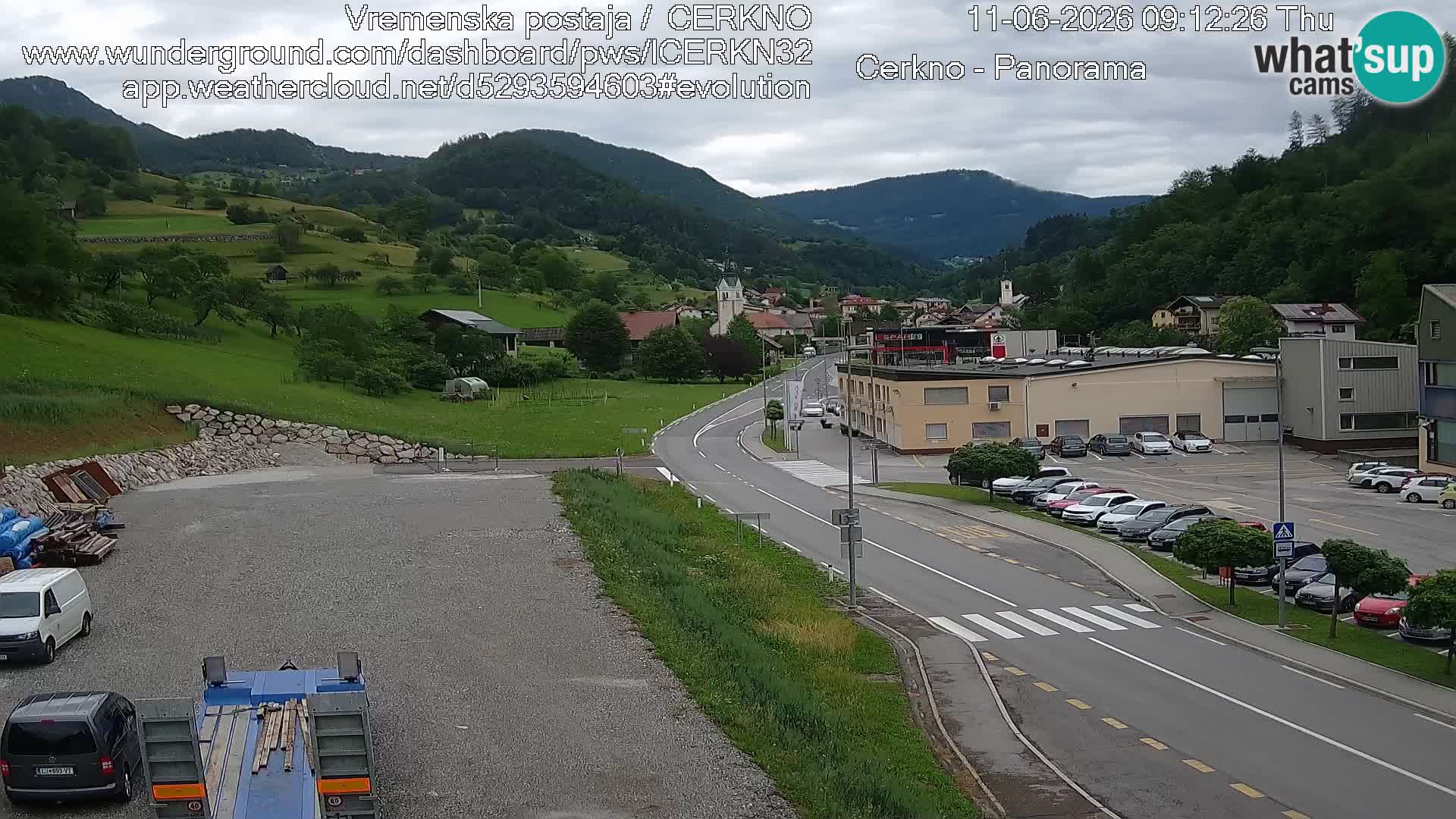 Webcam Ingresso Città di Cerkno