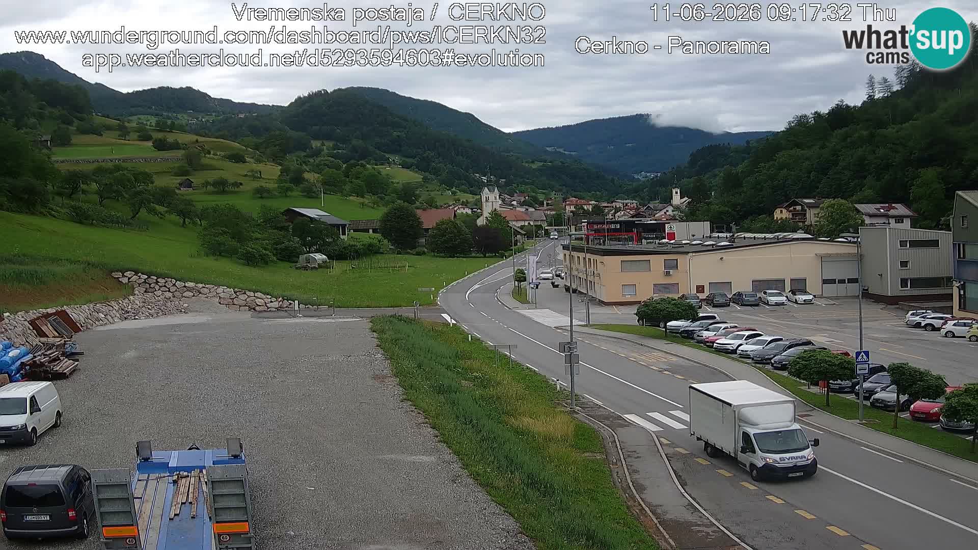 Webcam Ingresso Città di Cerkno