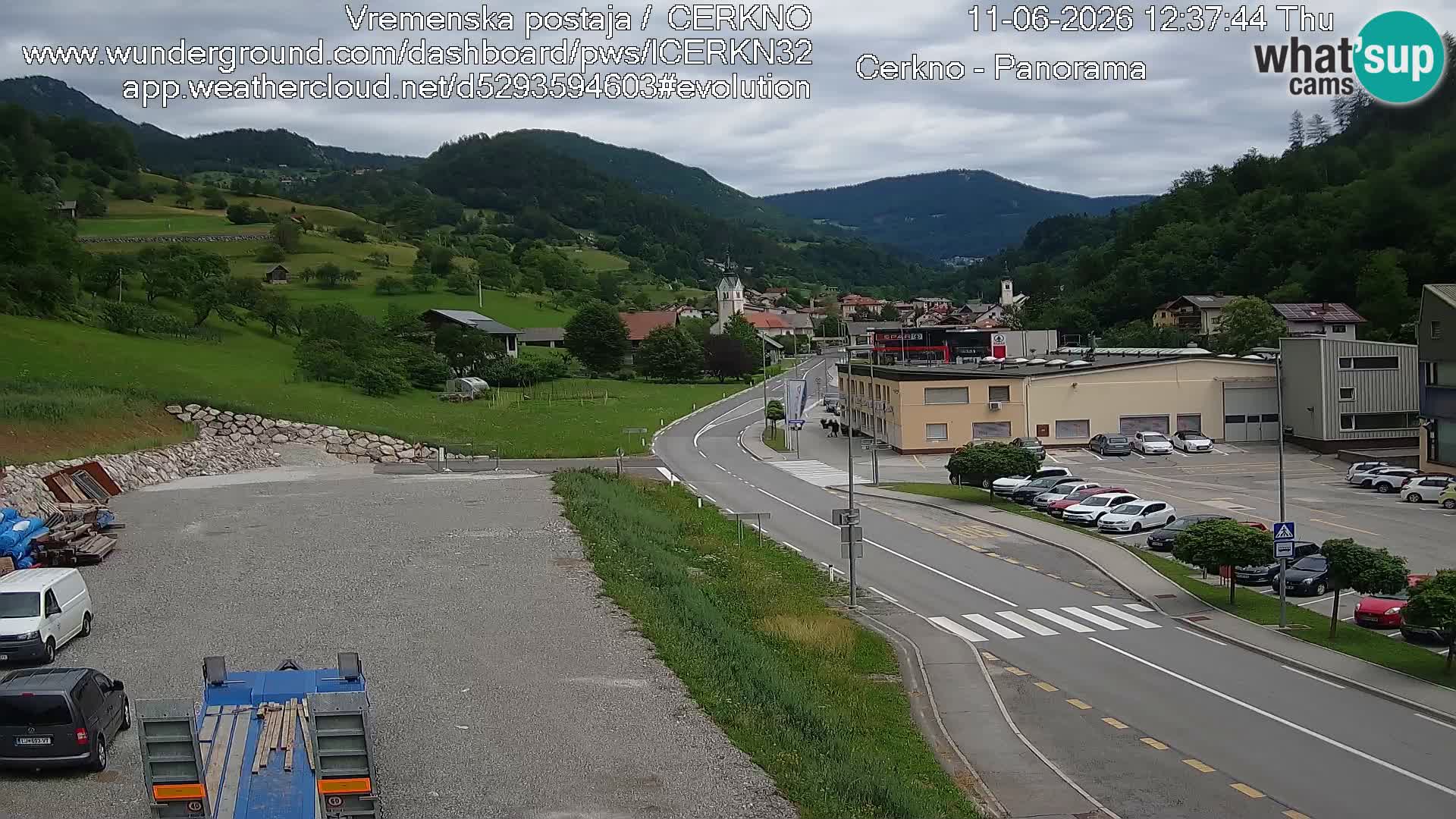 Cerkno Stadteingang Live-Webcam