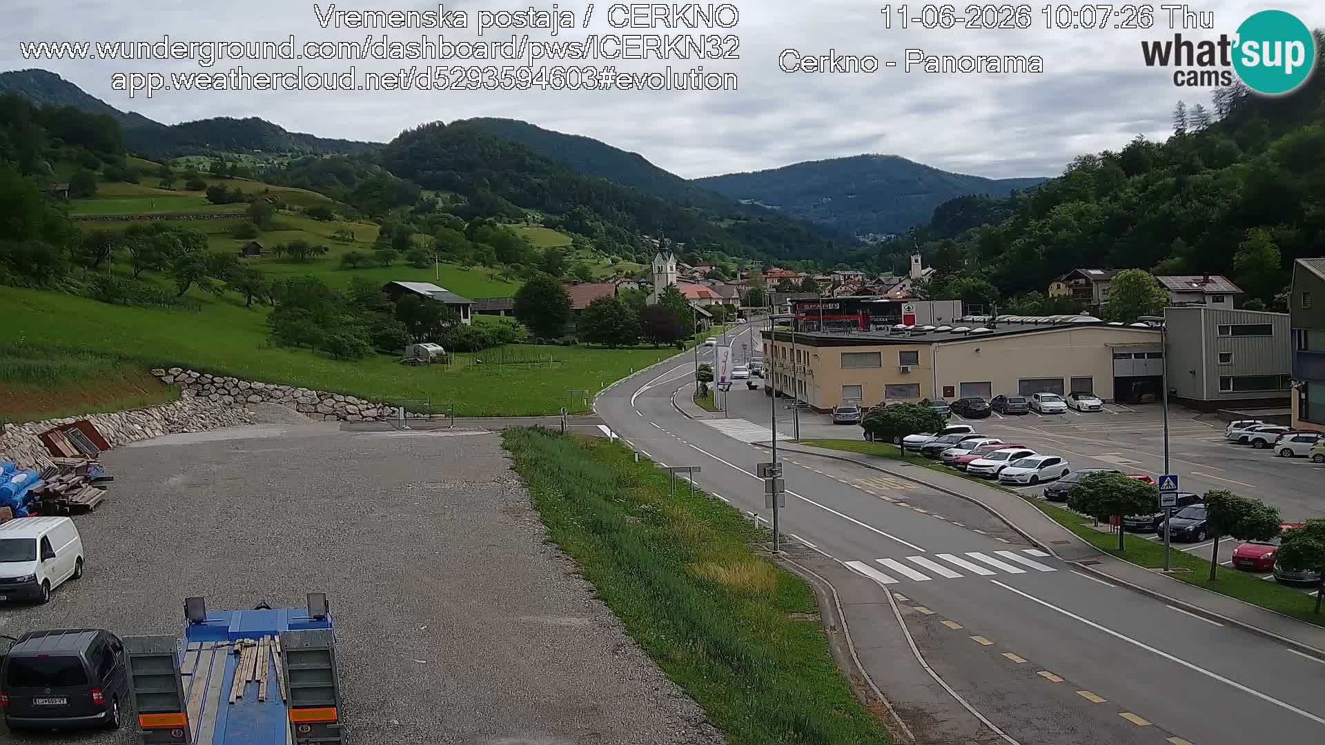 Cerkno Stadteingang Live-Webcam