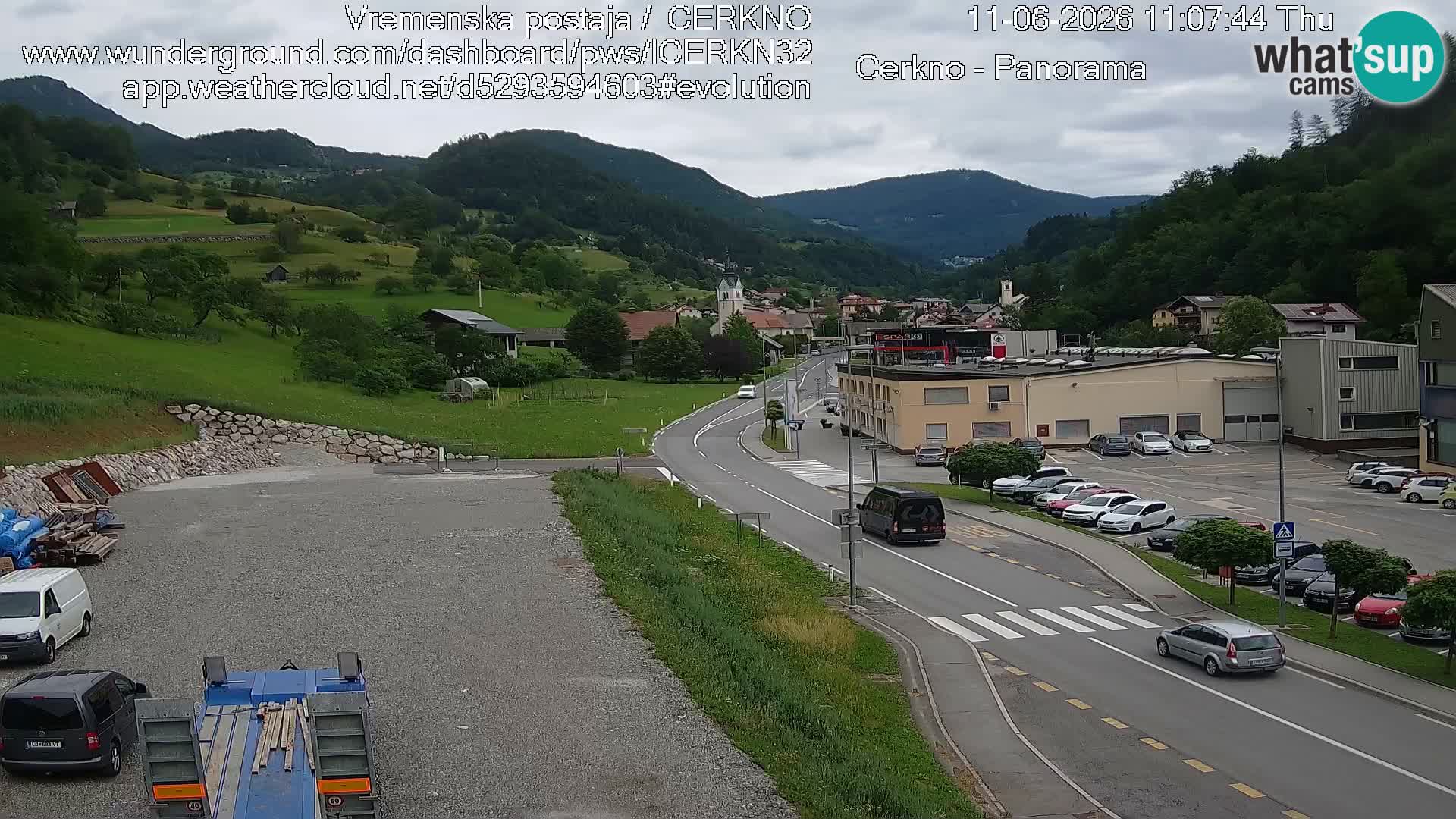 Webcam Ingresso Città di Cerkno