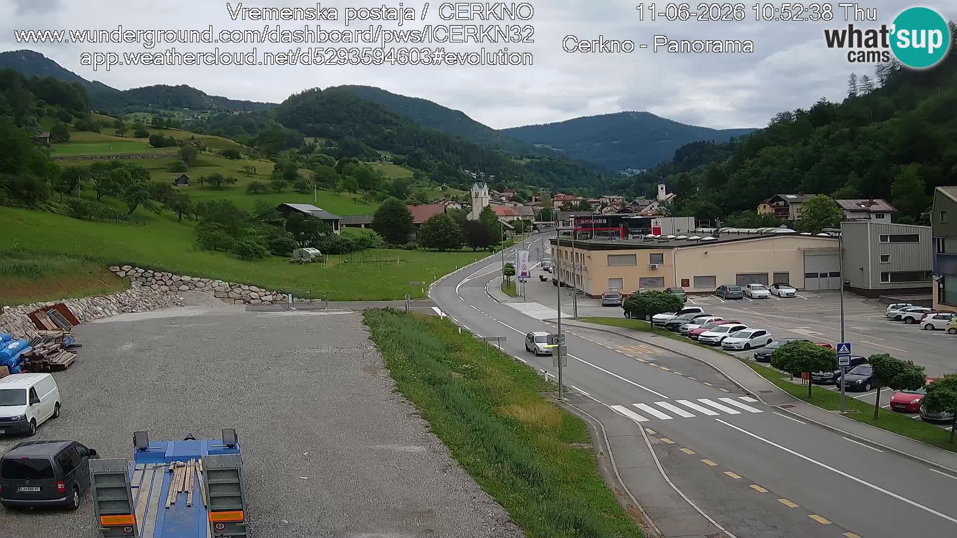Cerkno Stadteingang Live-Webcam