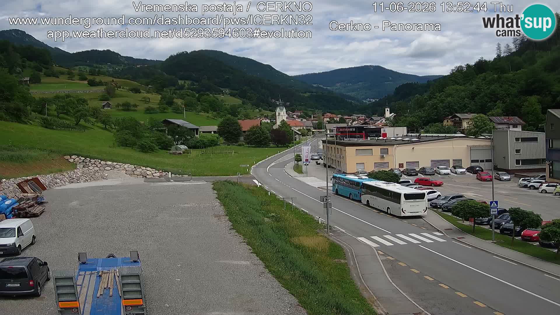 Cerkno ulaz u grad – Kamera uživo