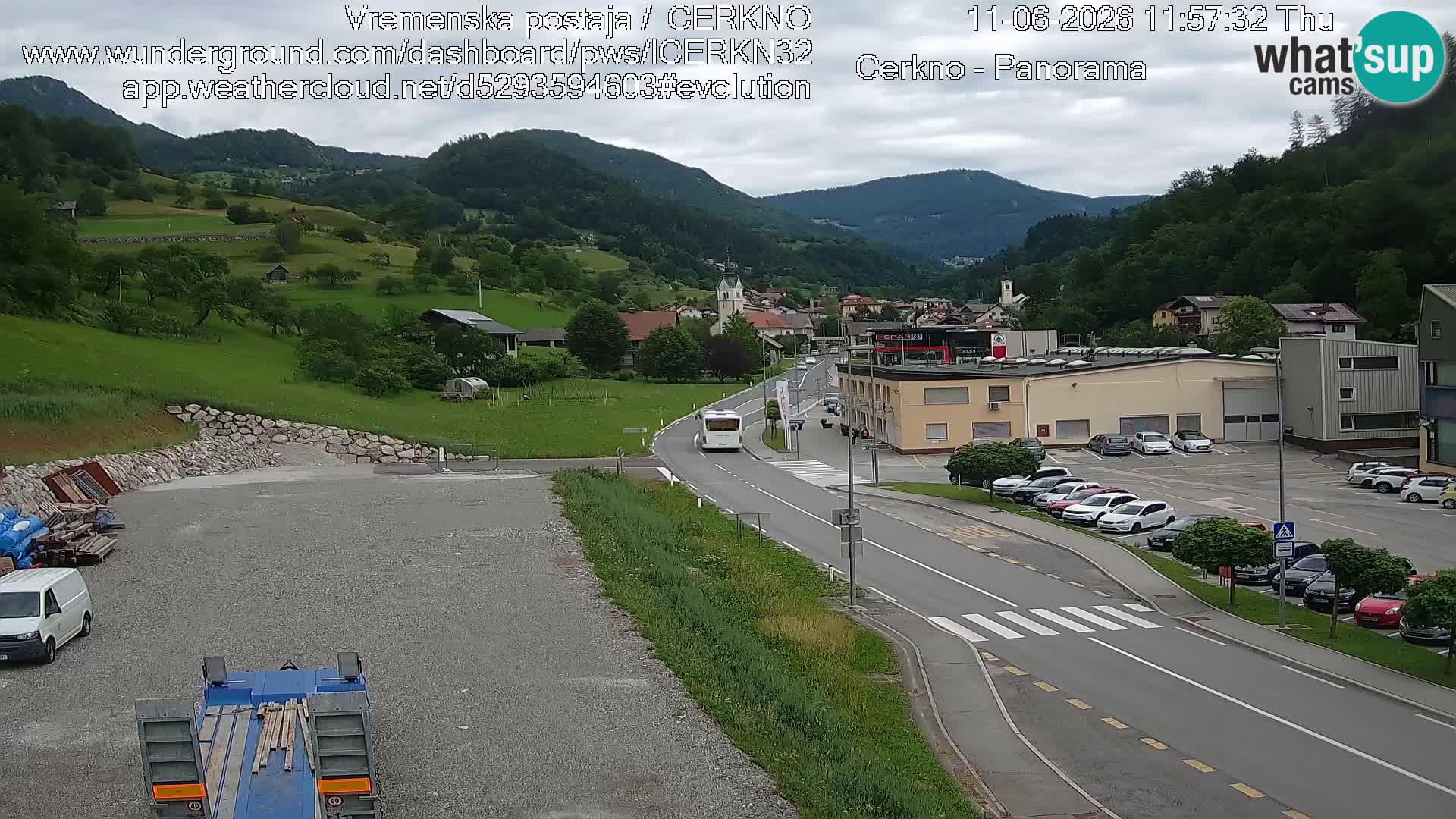 Cerkno Stadteingang Live-Webcam