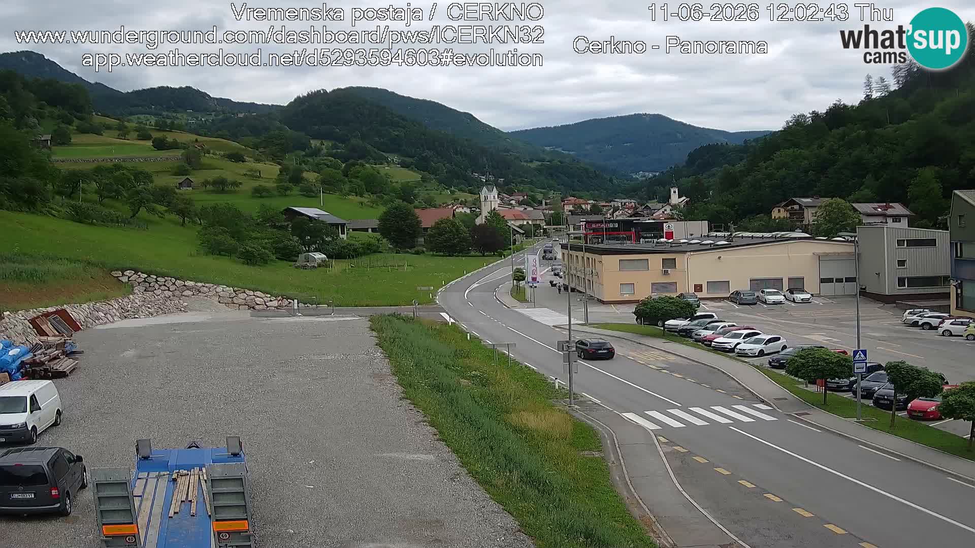 Webcam Ingresso Città di Cerkno