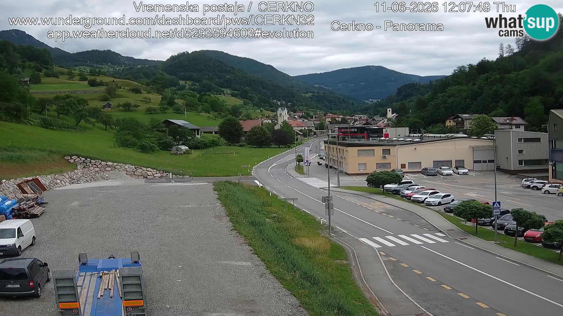 Cerkno Stadteingang Live-Webcam