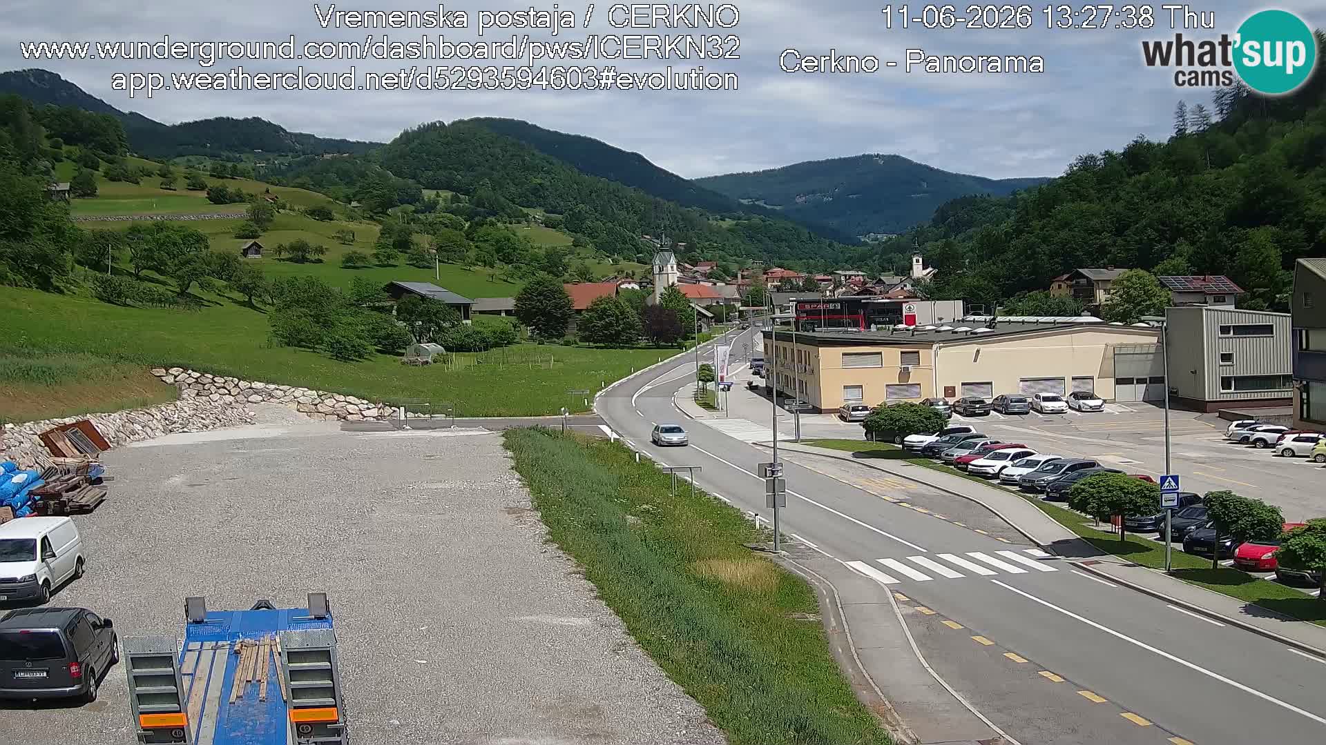Webcam Ingresso Città di Cerkno