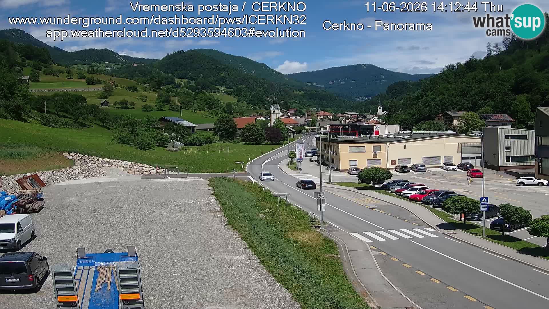 Webcam Ingresso Città di Cerkno