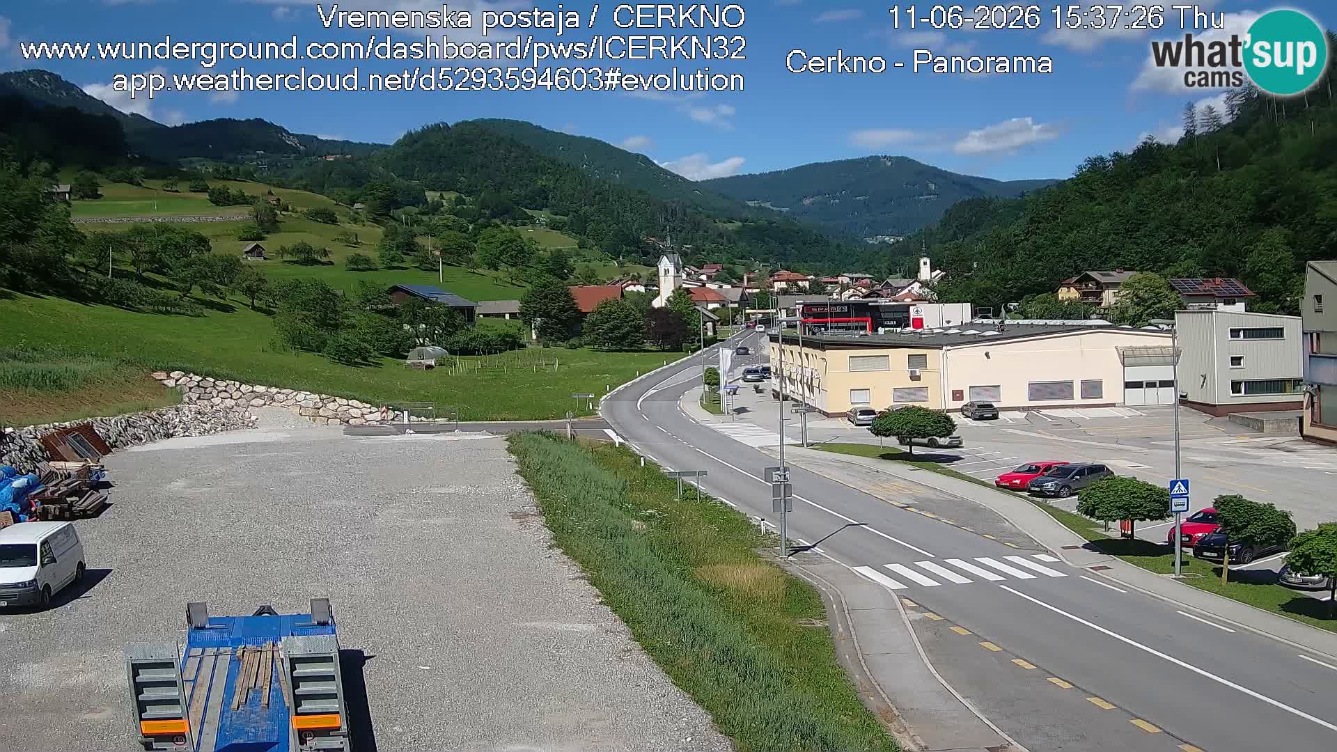 Webcam Ingresso Città di Cerkno