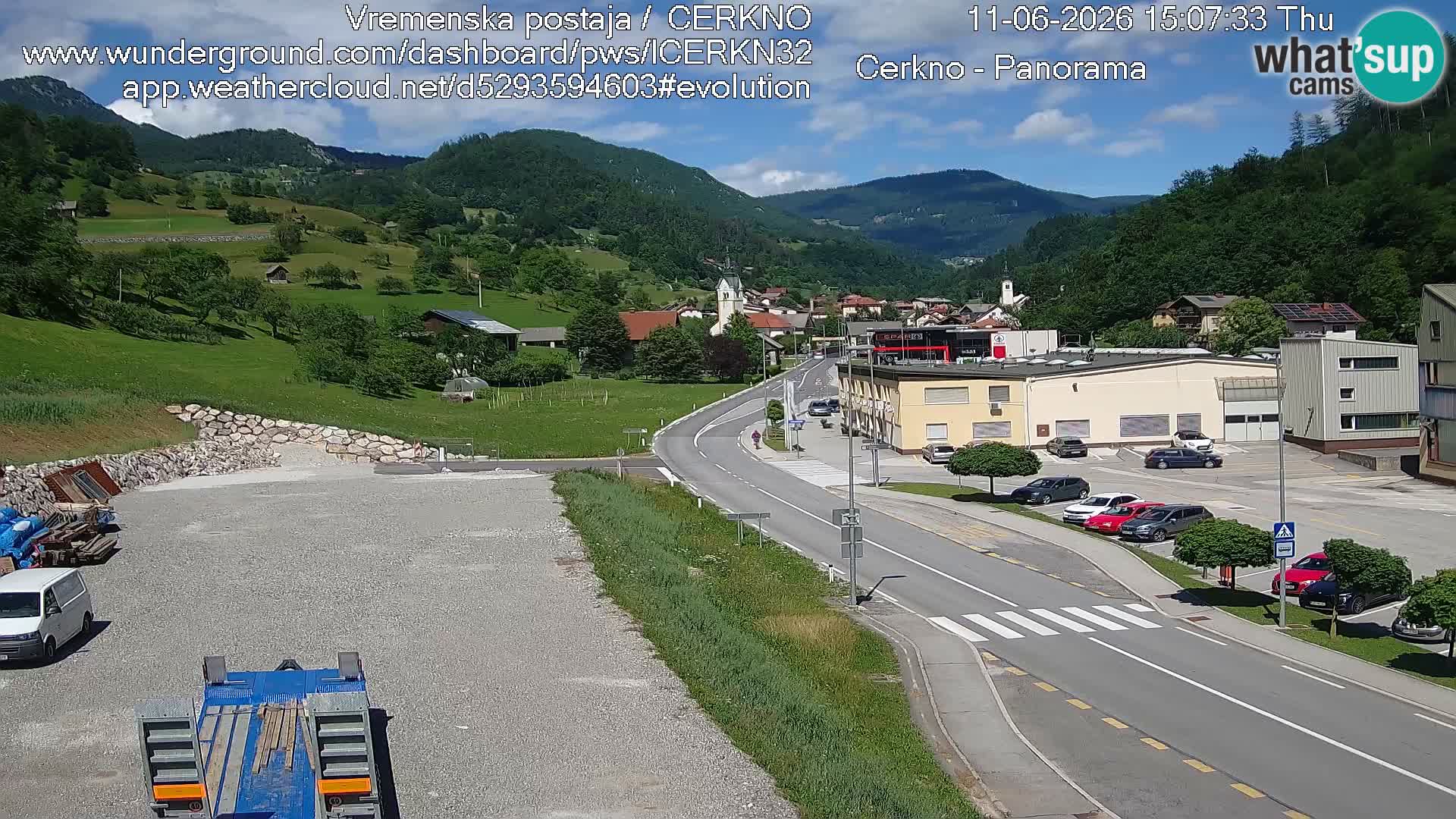 Cerkno Stadteingang Live-Webcam
