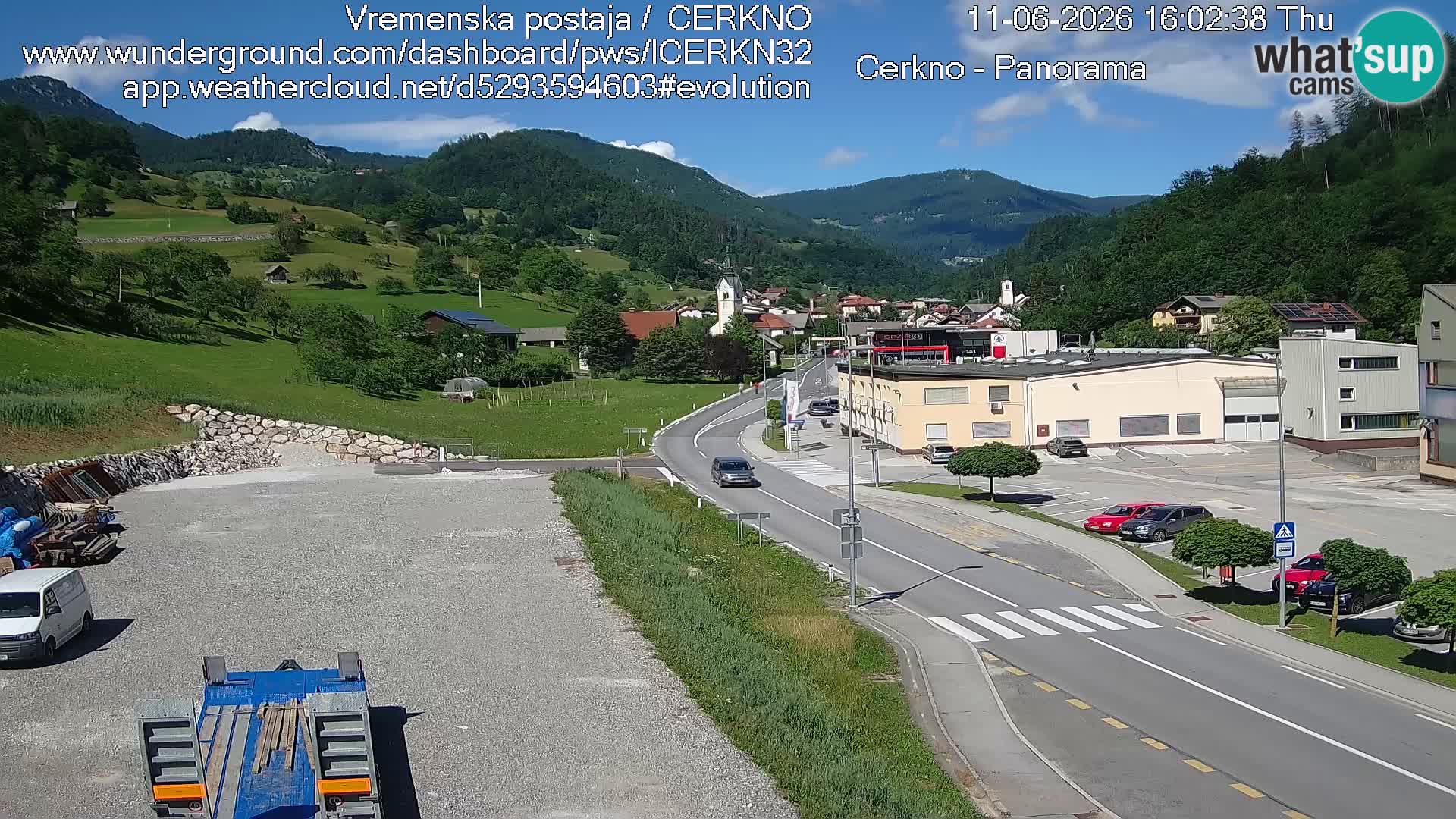 Cerkno Stadteingang Live-Webcam