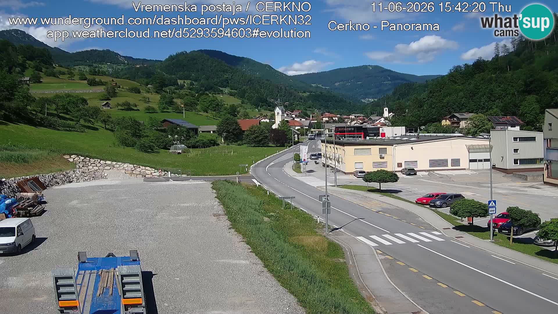 Webcam Ingresso Città di Cerkno