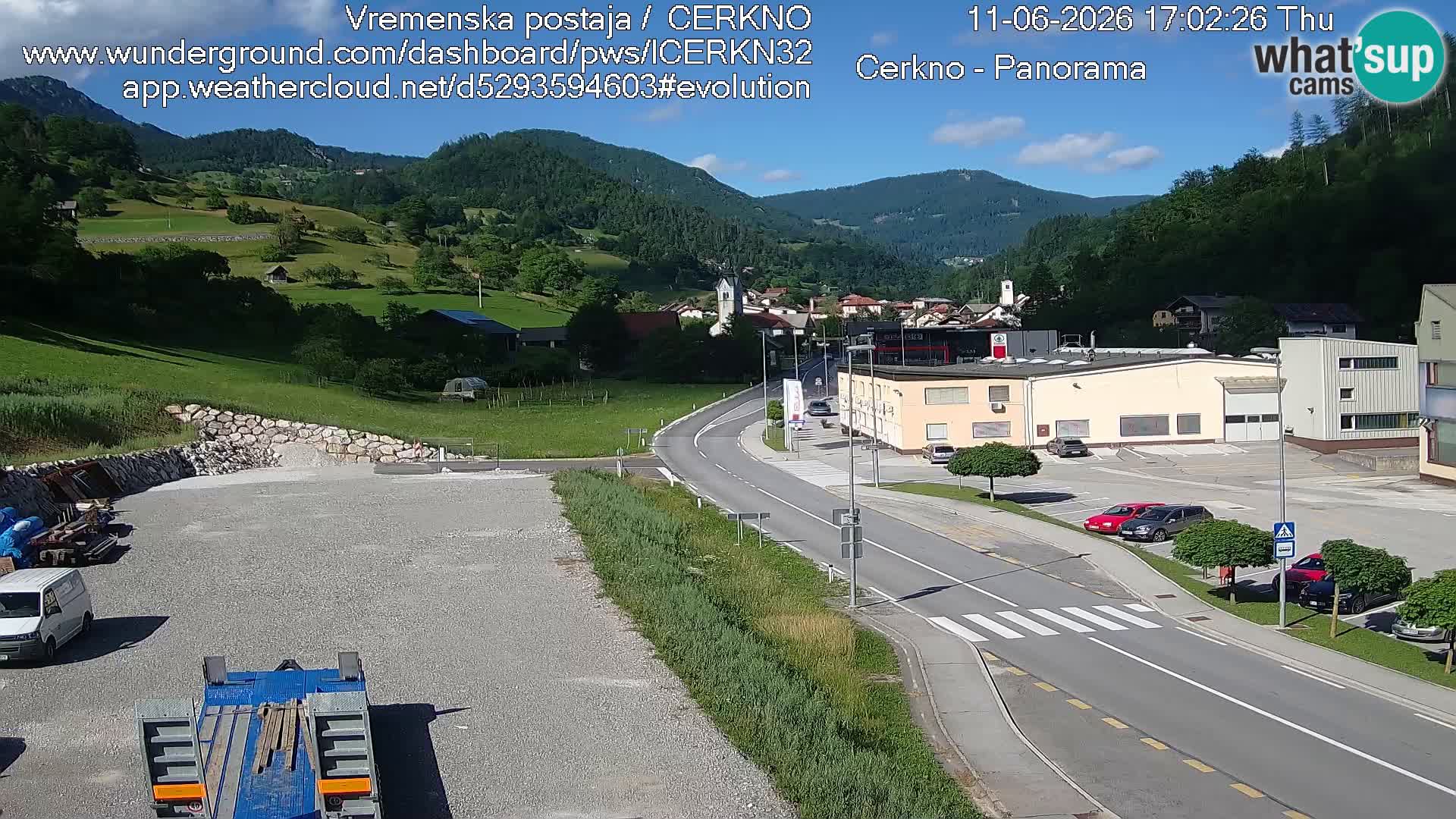 Webcam Ingresso Città di Cerkno
