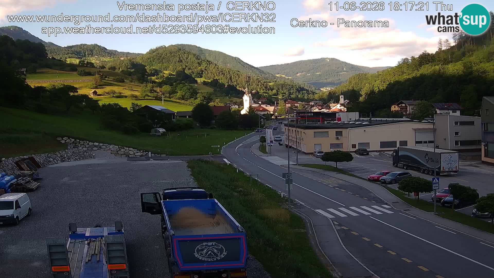 Cerkno ulaz u grad – Kamera uživo