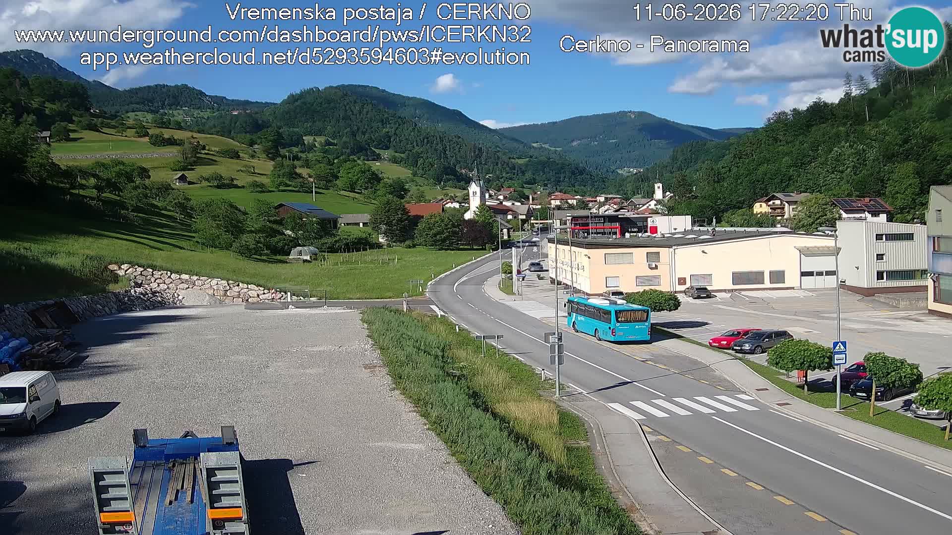 Webcam Ingresso Città di Cerkno