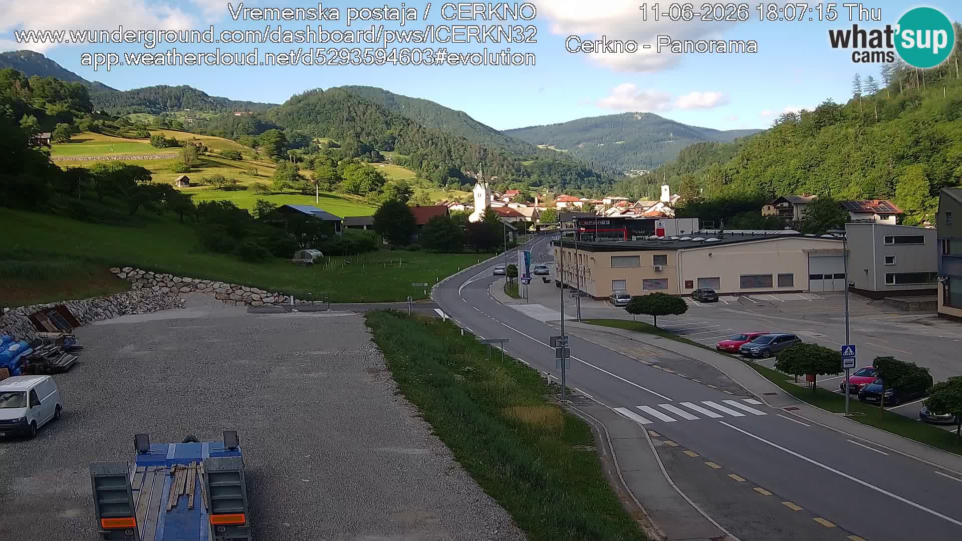 Webcam Ingresso Città di Cerkno