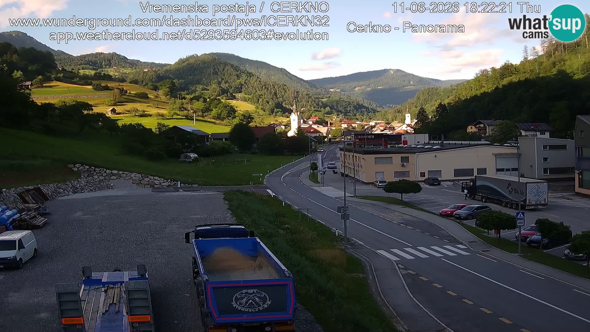 Webcam Ingresso Città di Cerkno