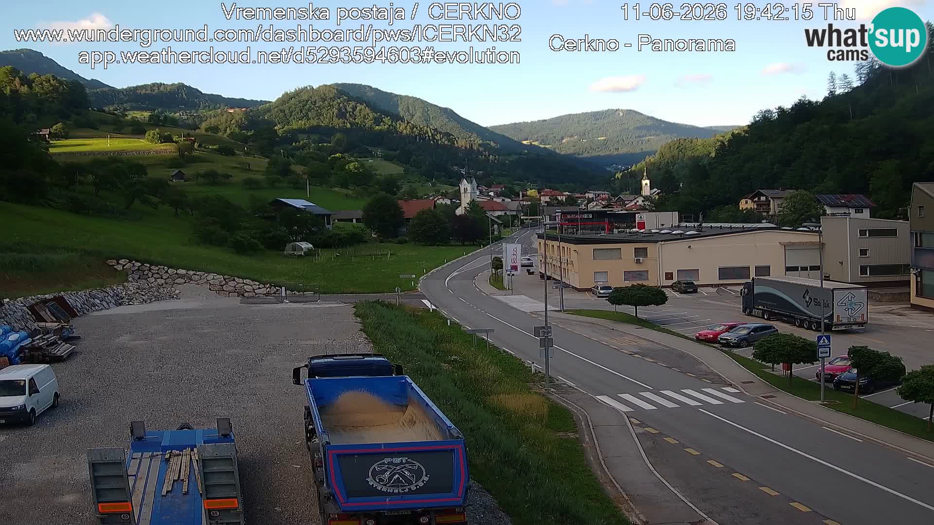Cerkno Stadteingang Live-Webcam