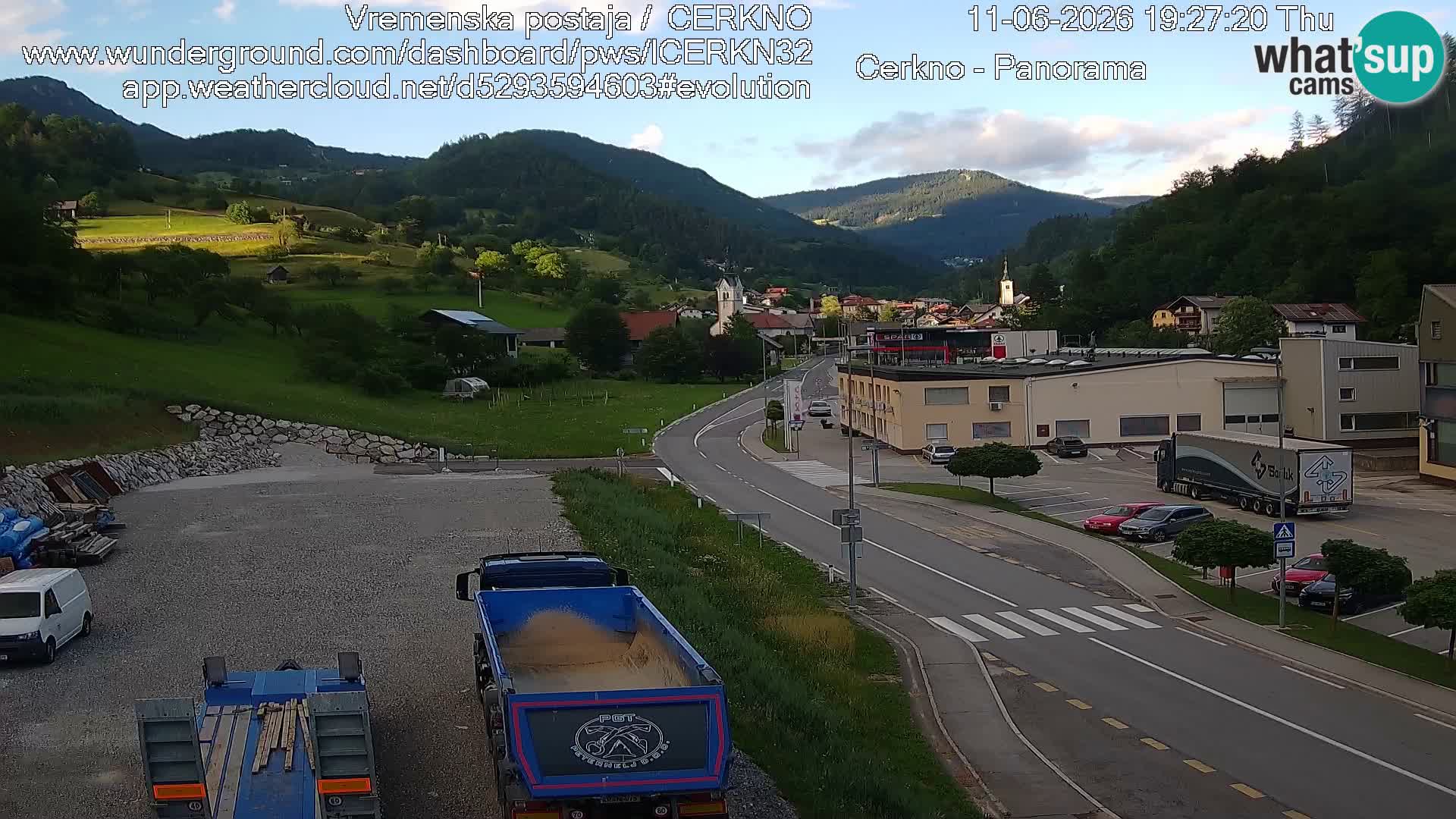 Cerkno Stadteingang Live-Webcam