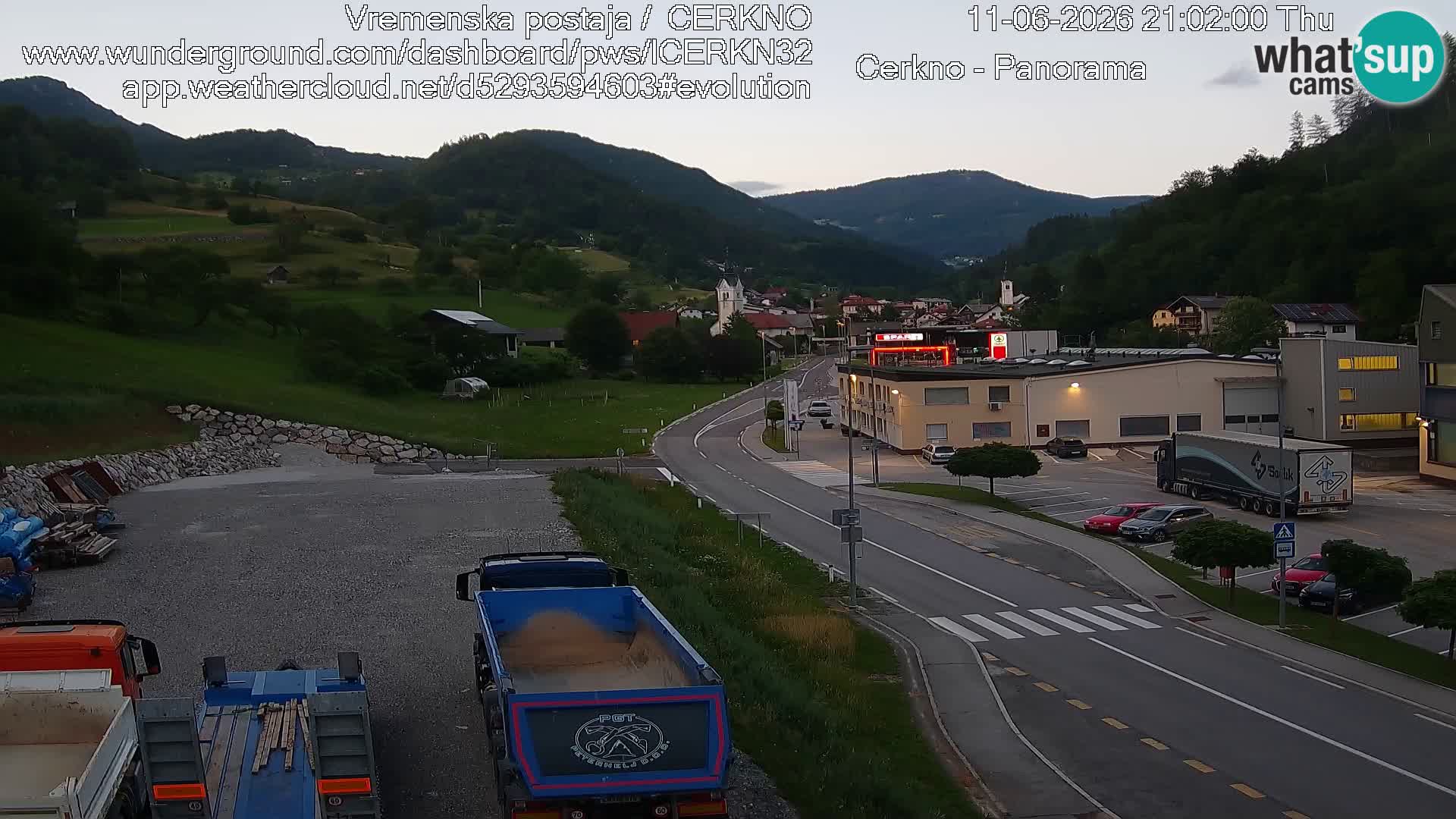Cerkno Stadteingang Live-Webcam