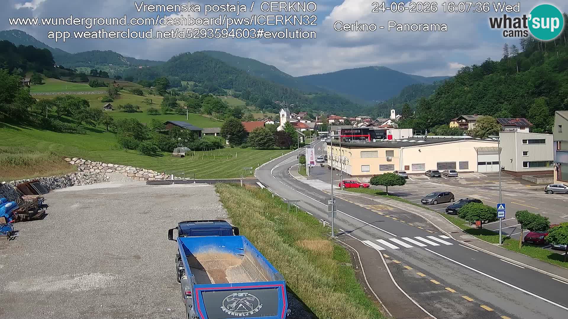 Cerkno Stadteingang Live-Webcam