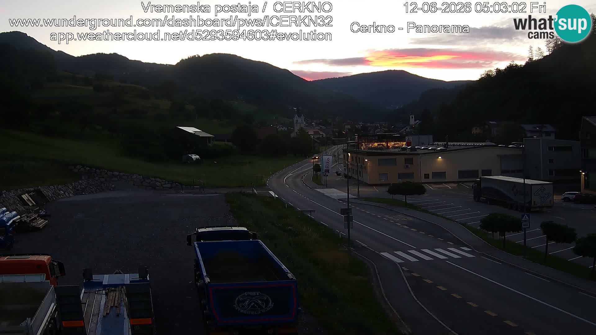 Cerkno Stadteingang Live-Webcam