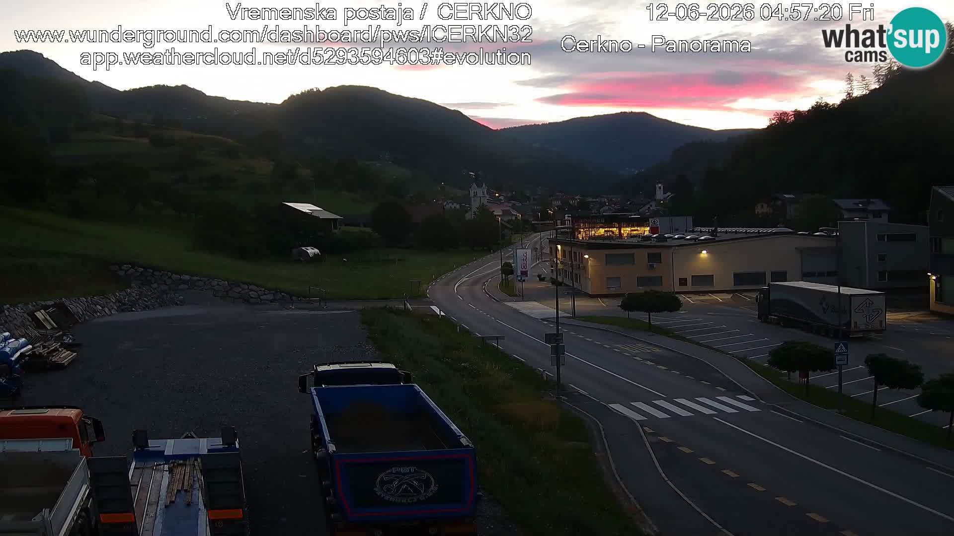Cerkno Stadteingang Live-Webcam