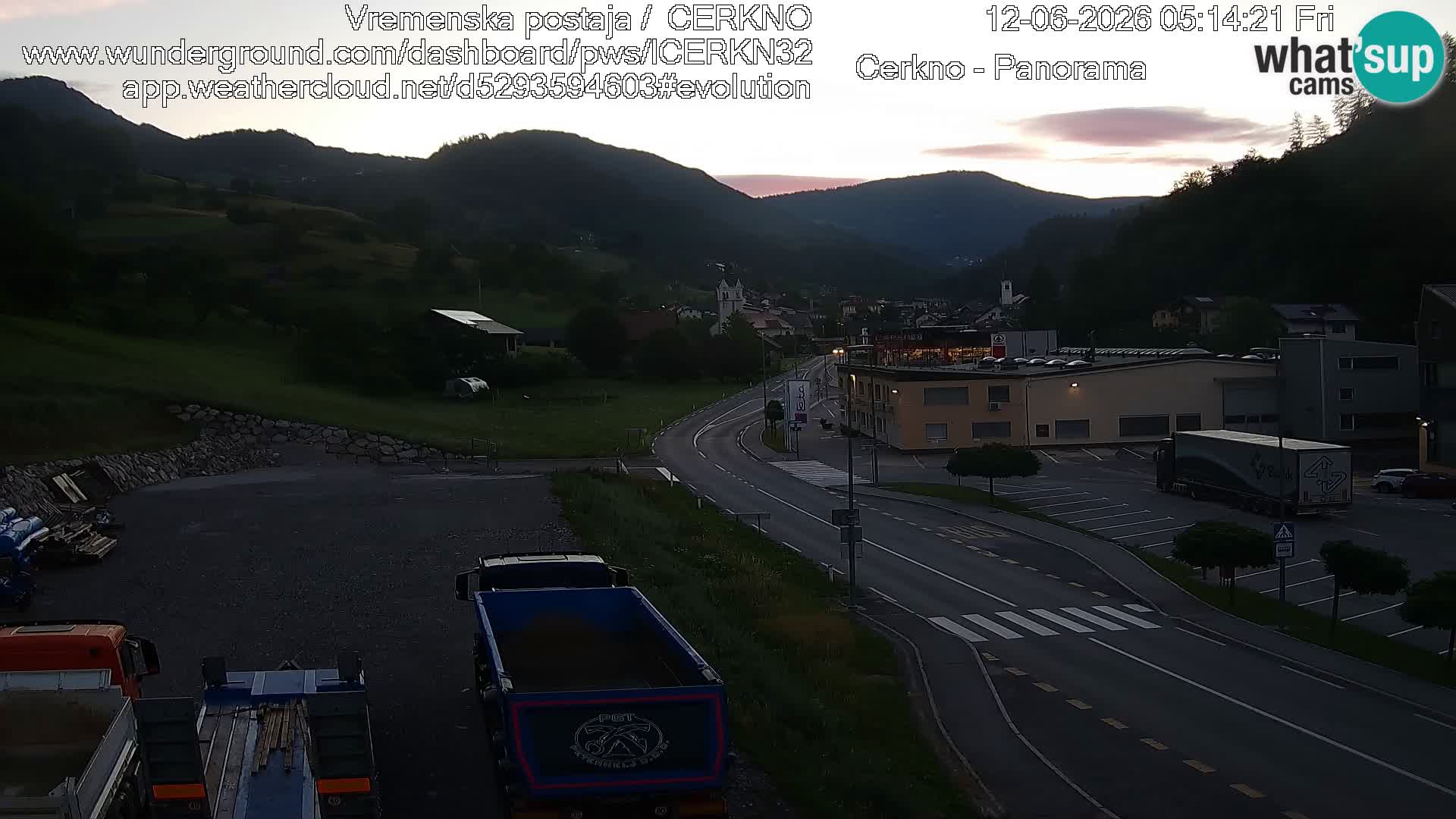 Webcam Ingresso Città di Cerkno