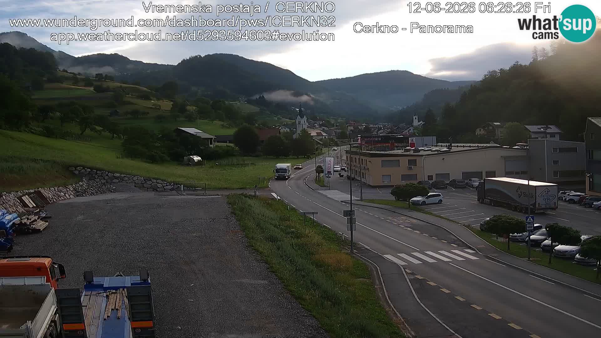 Cerkno Stadteingang Live-Webcam