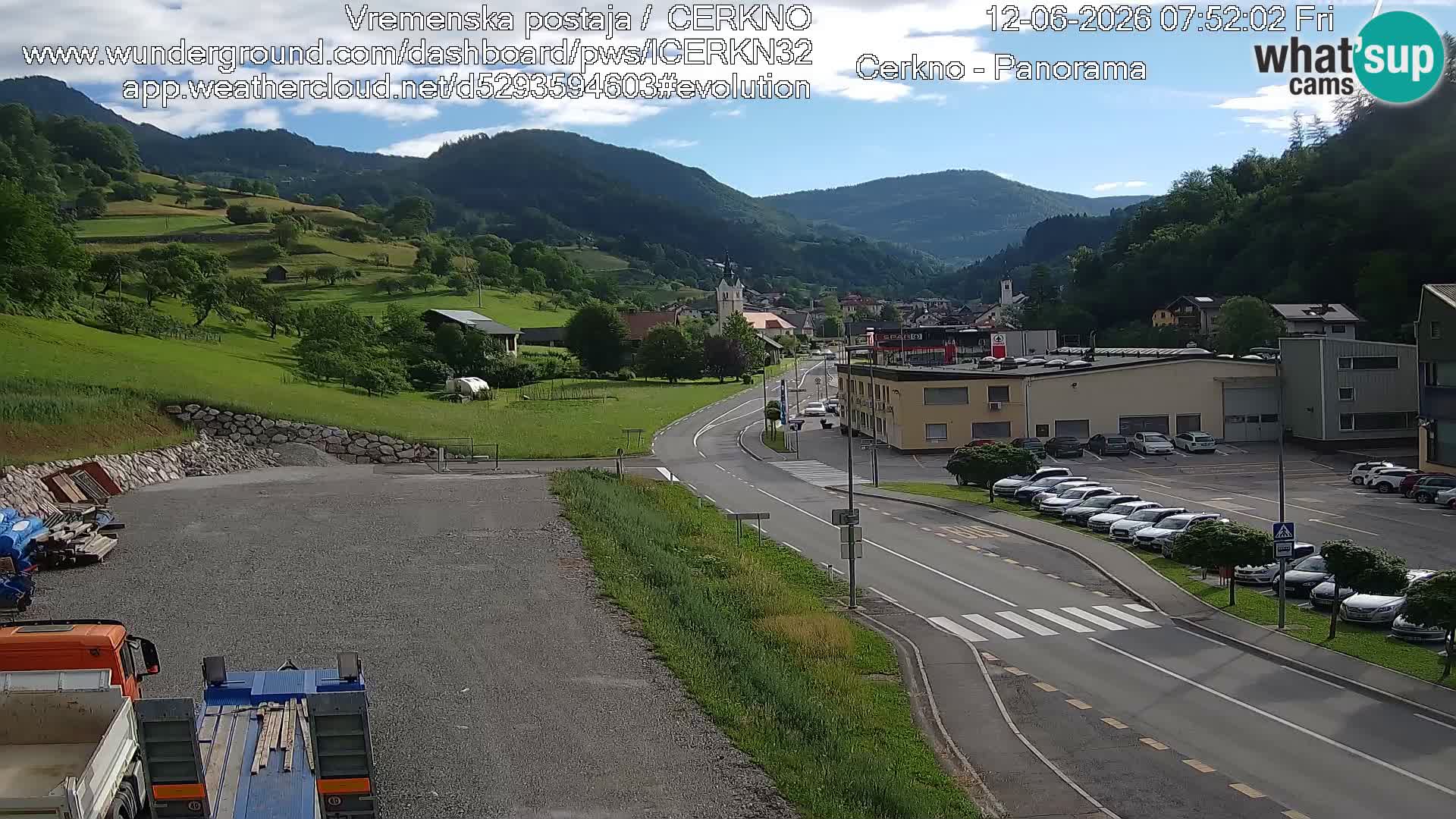 Cerkno Stadteingang Live-Webcam