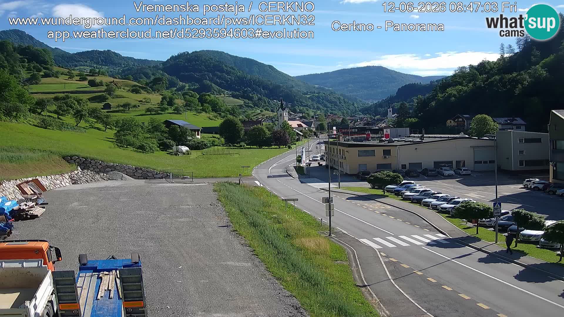 Webcam Ingresso Città di Cerkno