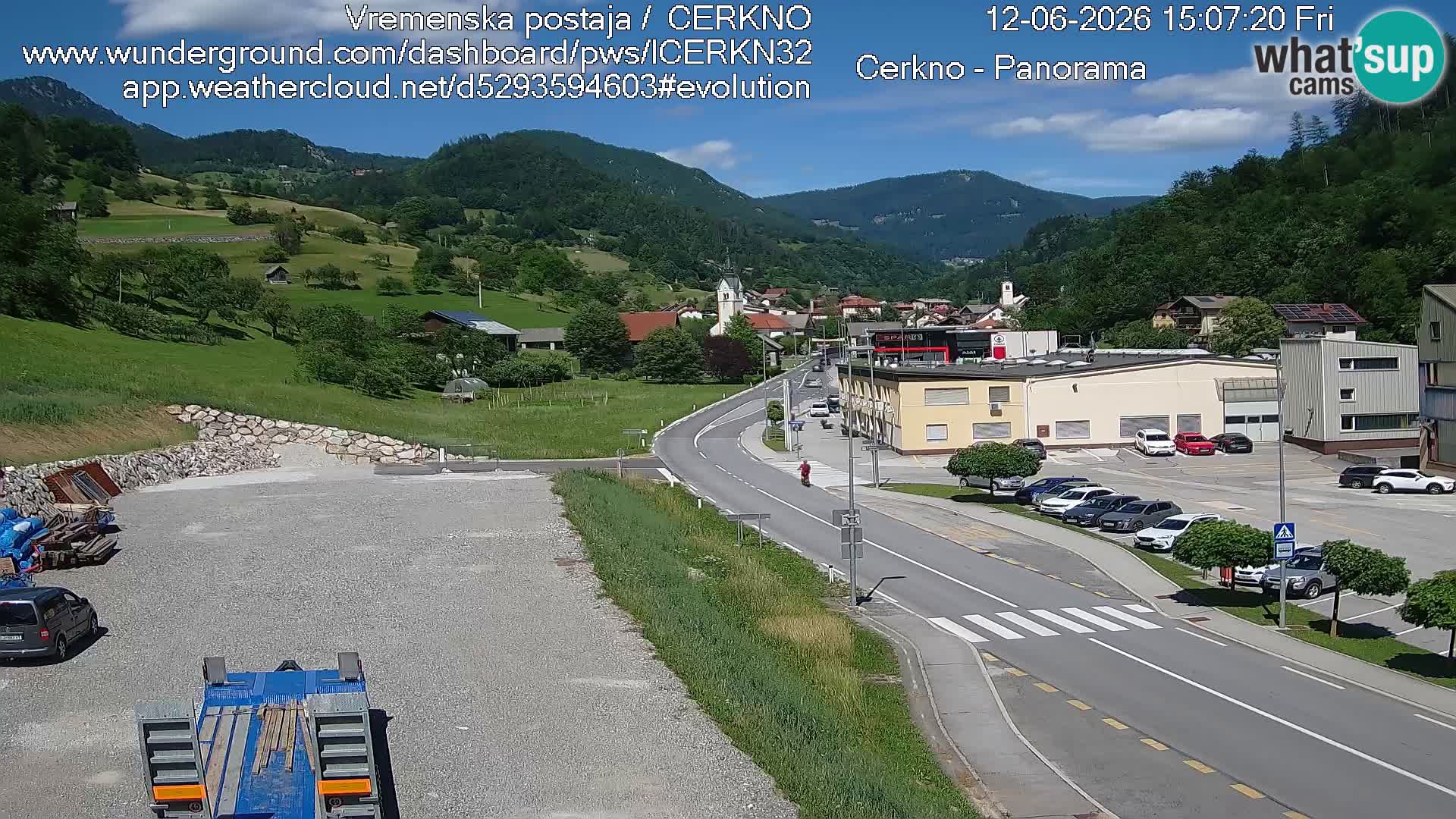 Webcam Ingresso Città di Cerkno