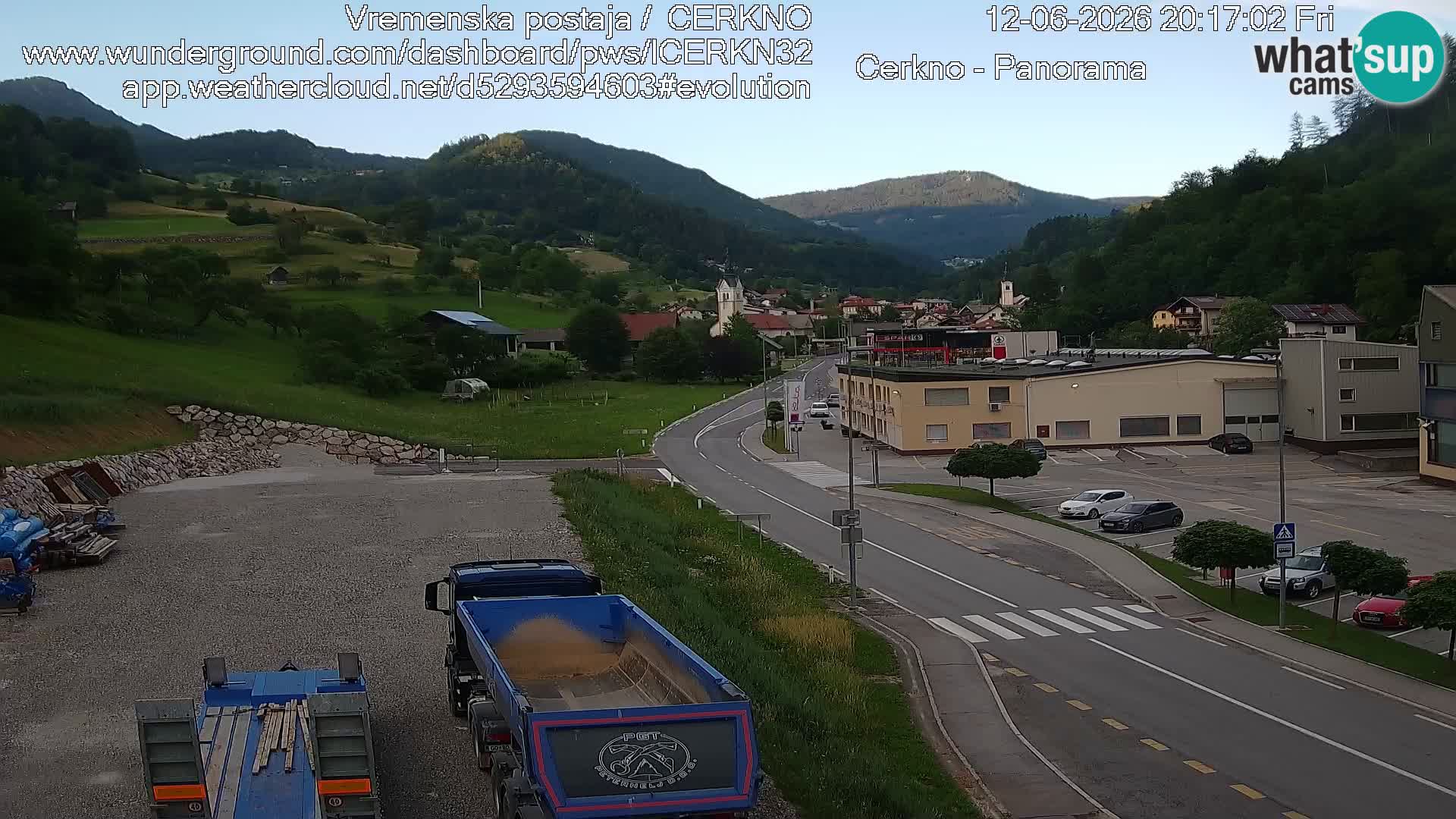 Cerkno ulaz u grad – Kamera uživo