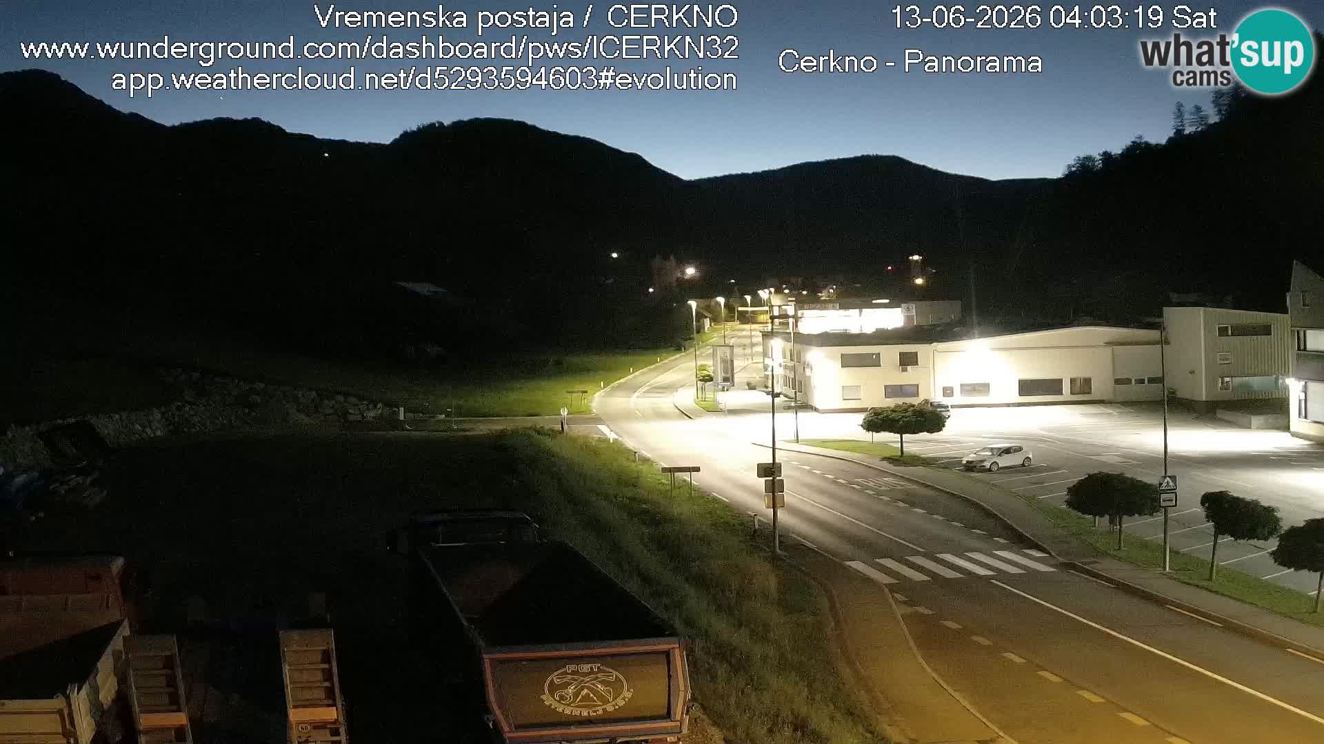 Cerkno ulaz u grad – Kamera uživo