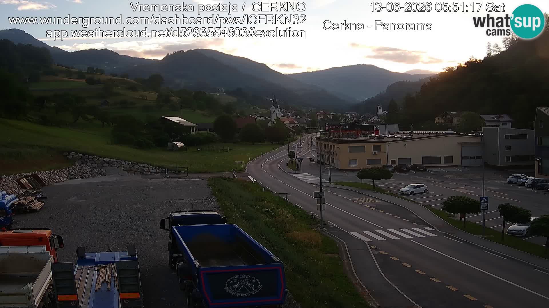 Cerkno ulaz u grad – Kamera uživo