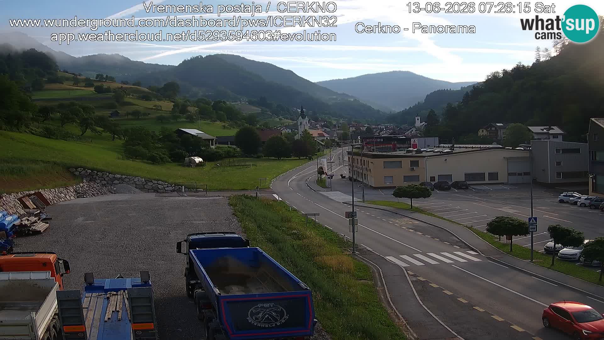 Webcam Ingresso Città di Cerkno