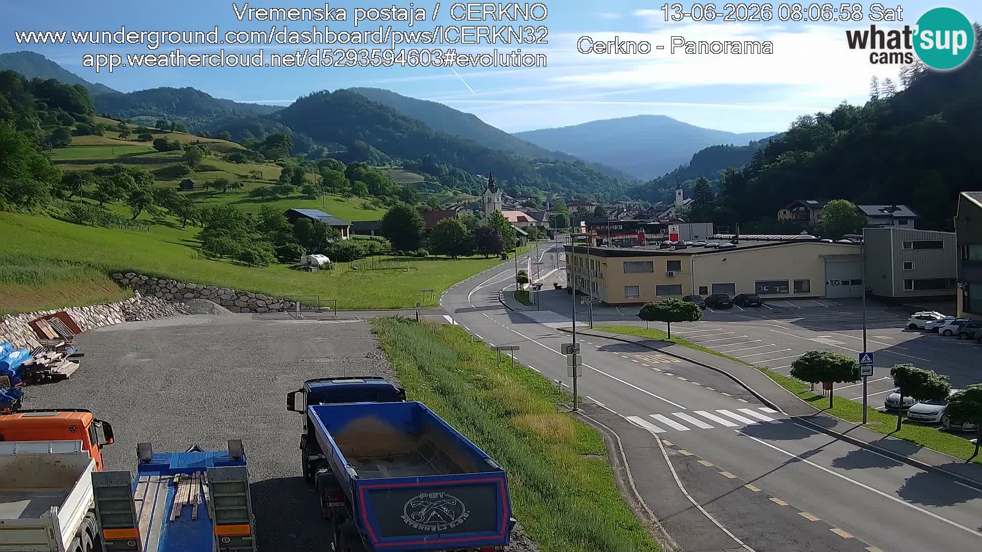 Cerkno Stadteingang Live-Webcam