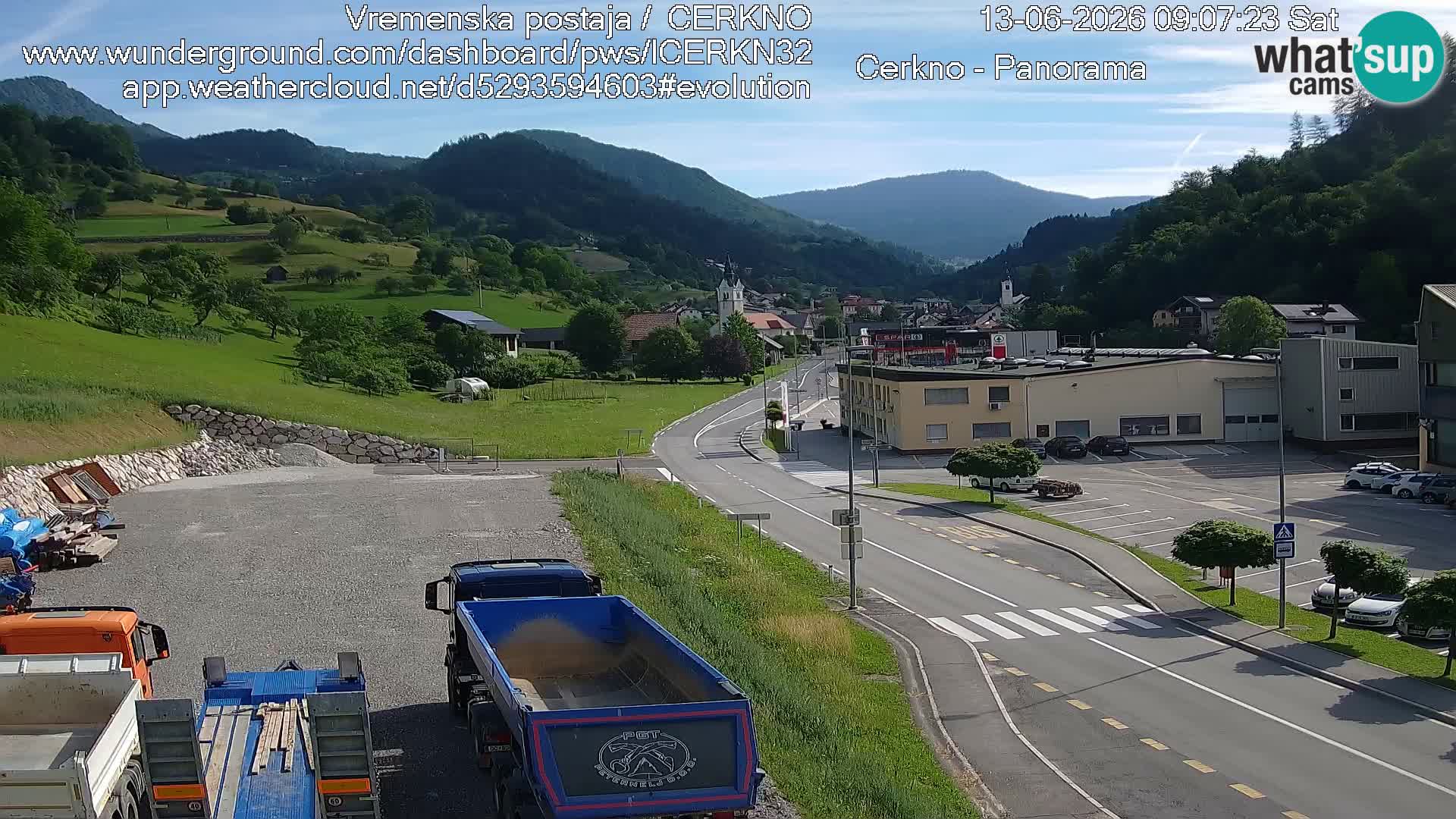 Webcam Ingresso Città di Cerkno
