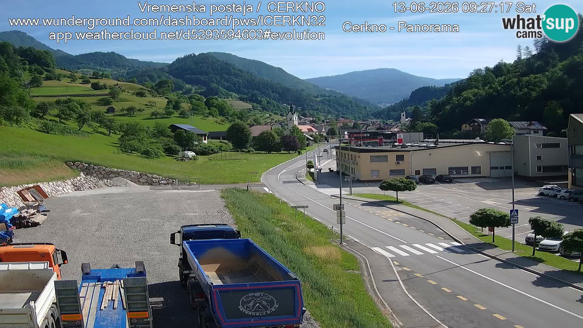 Webcam Ingresso Città di Cerkno