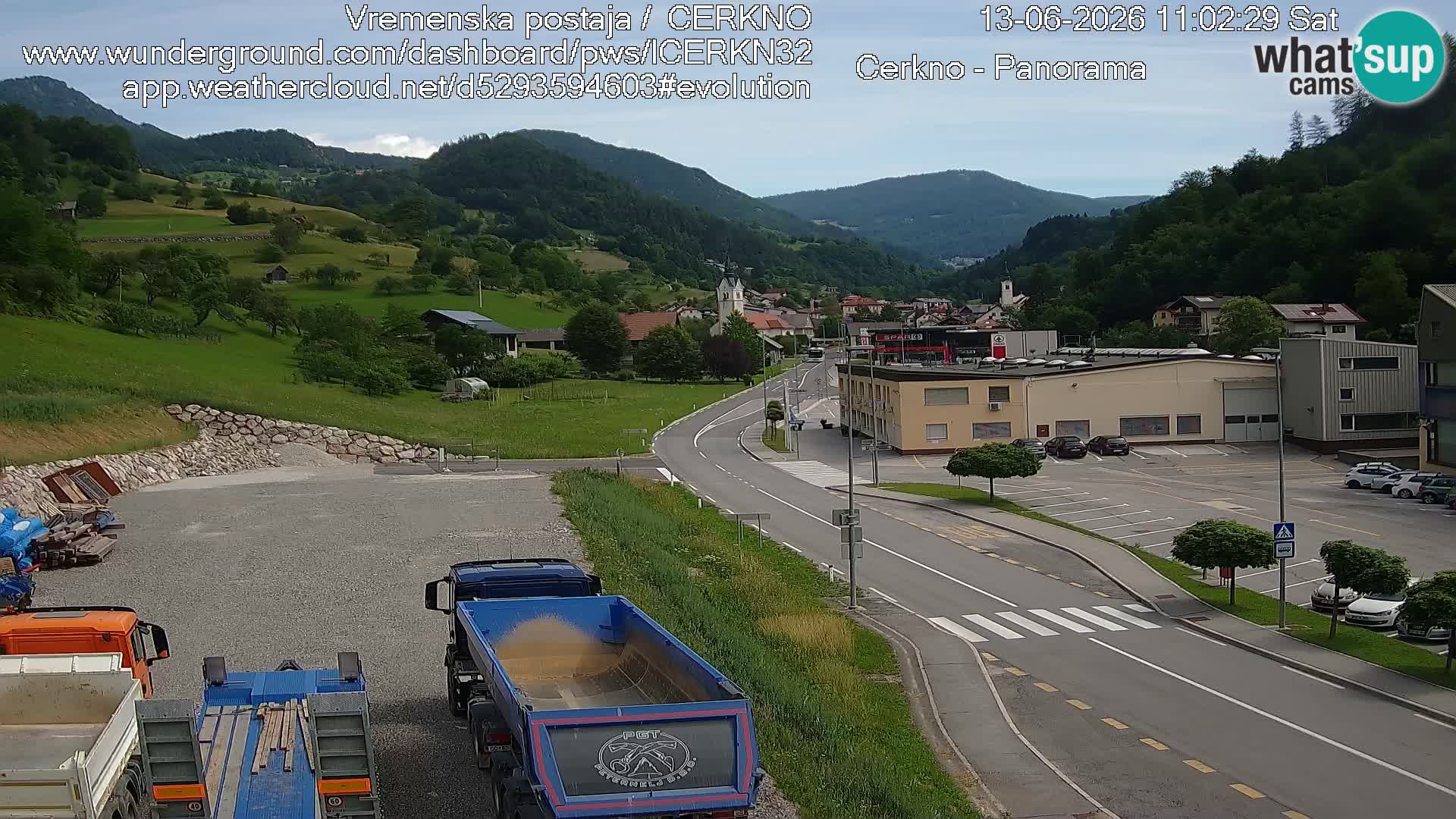 Cerkno Stadteingang Live-Webcam