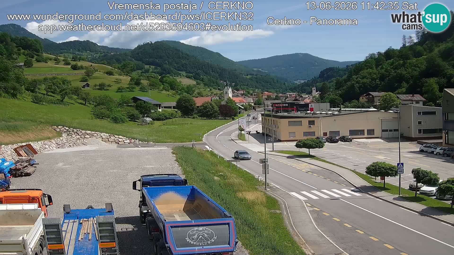 Cerkno ulaz u grad – Kamera uživo