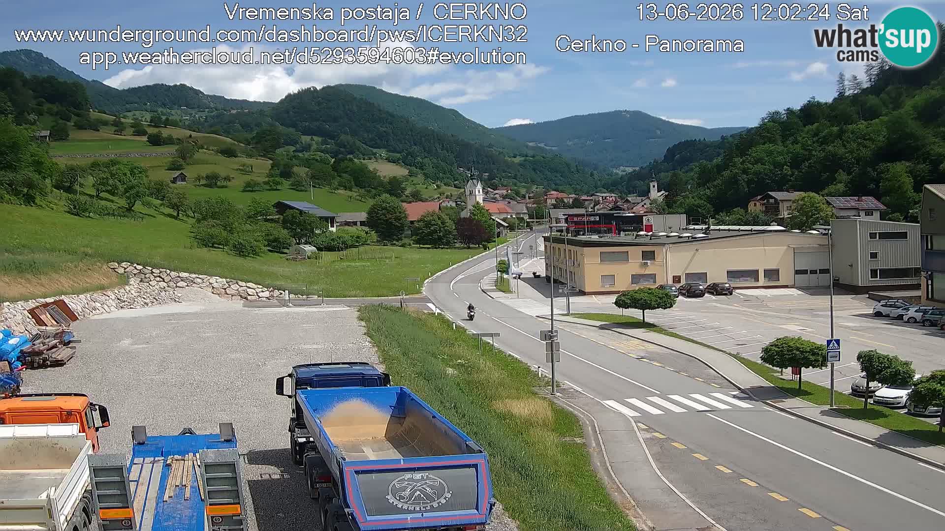 Cerkno ulaz u grad – Kamera uživo