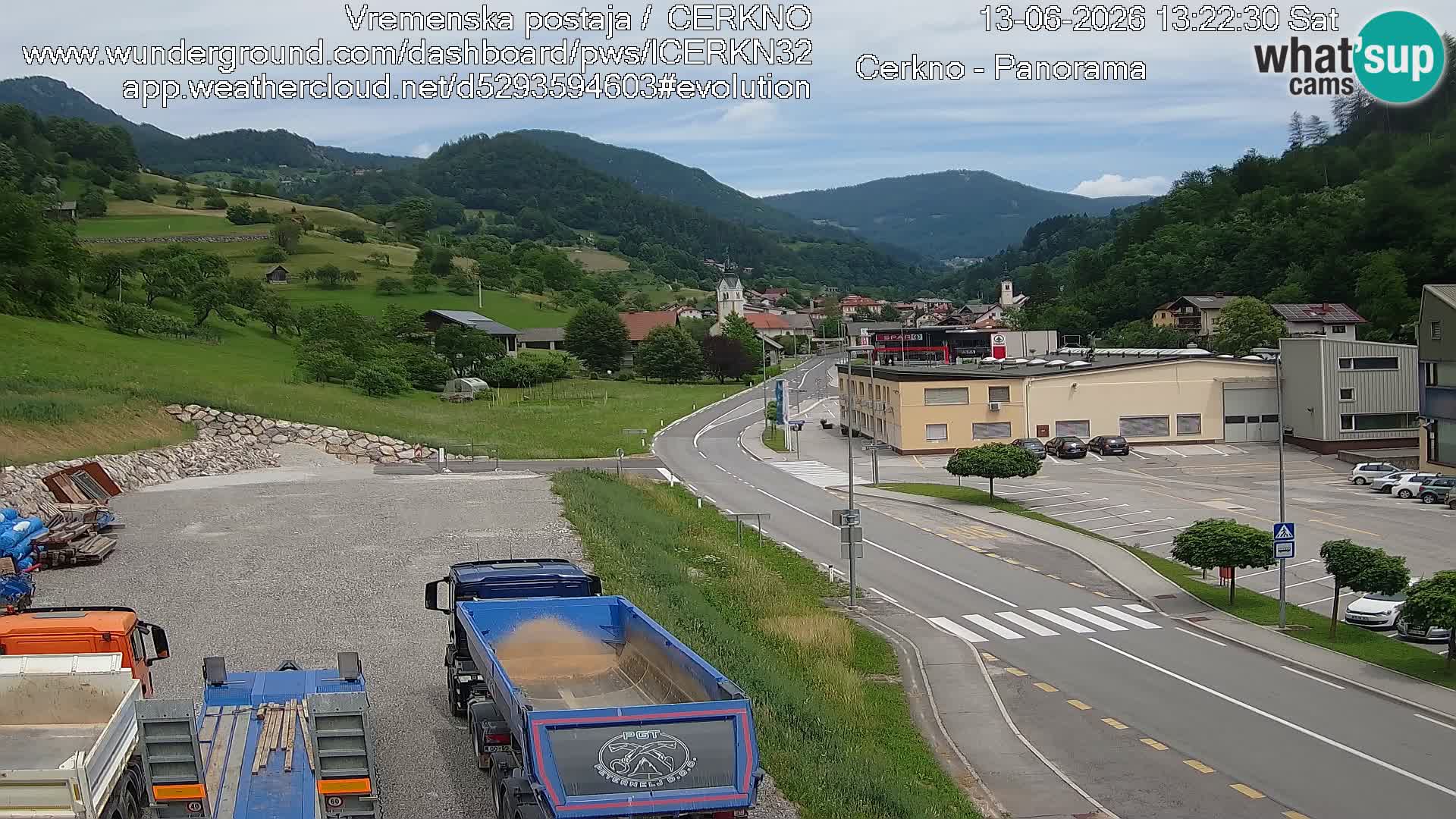 Webcam Ingresso Città di Cerkno